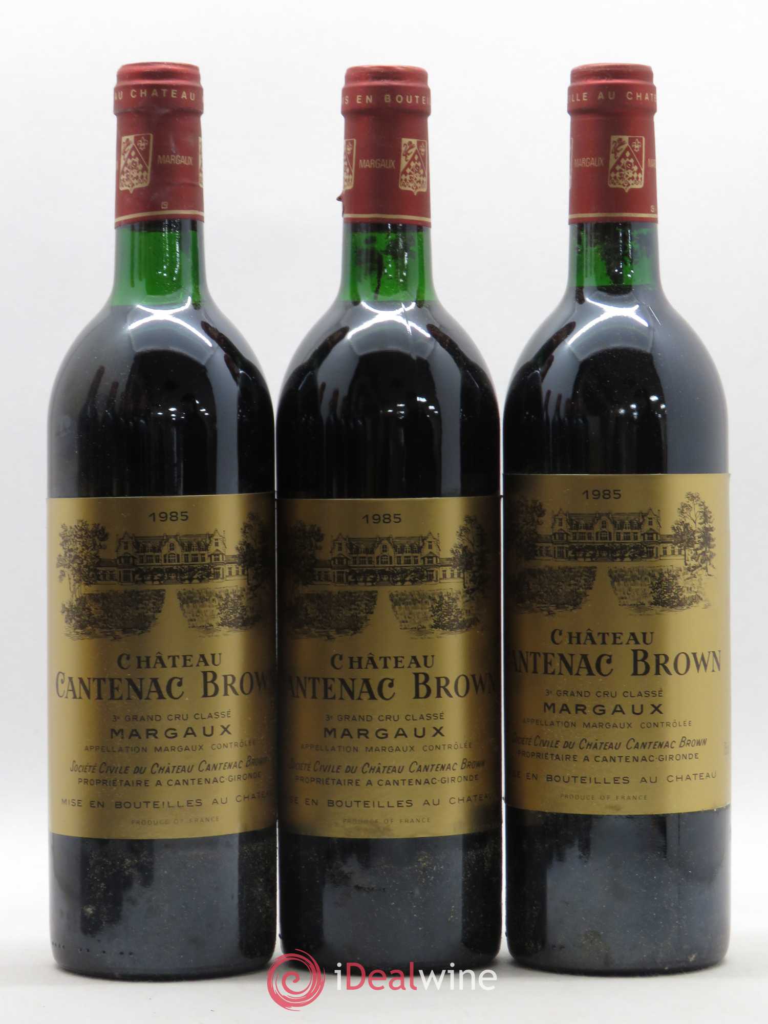 Château Cantenac Brown 3ème Grand Cru Classé 1985 - Lot de 12 bouteilles - 2
