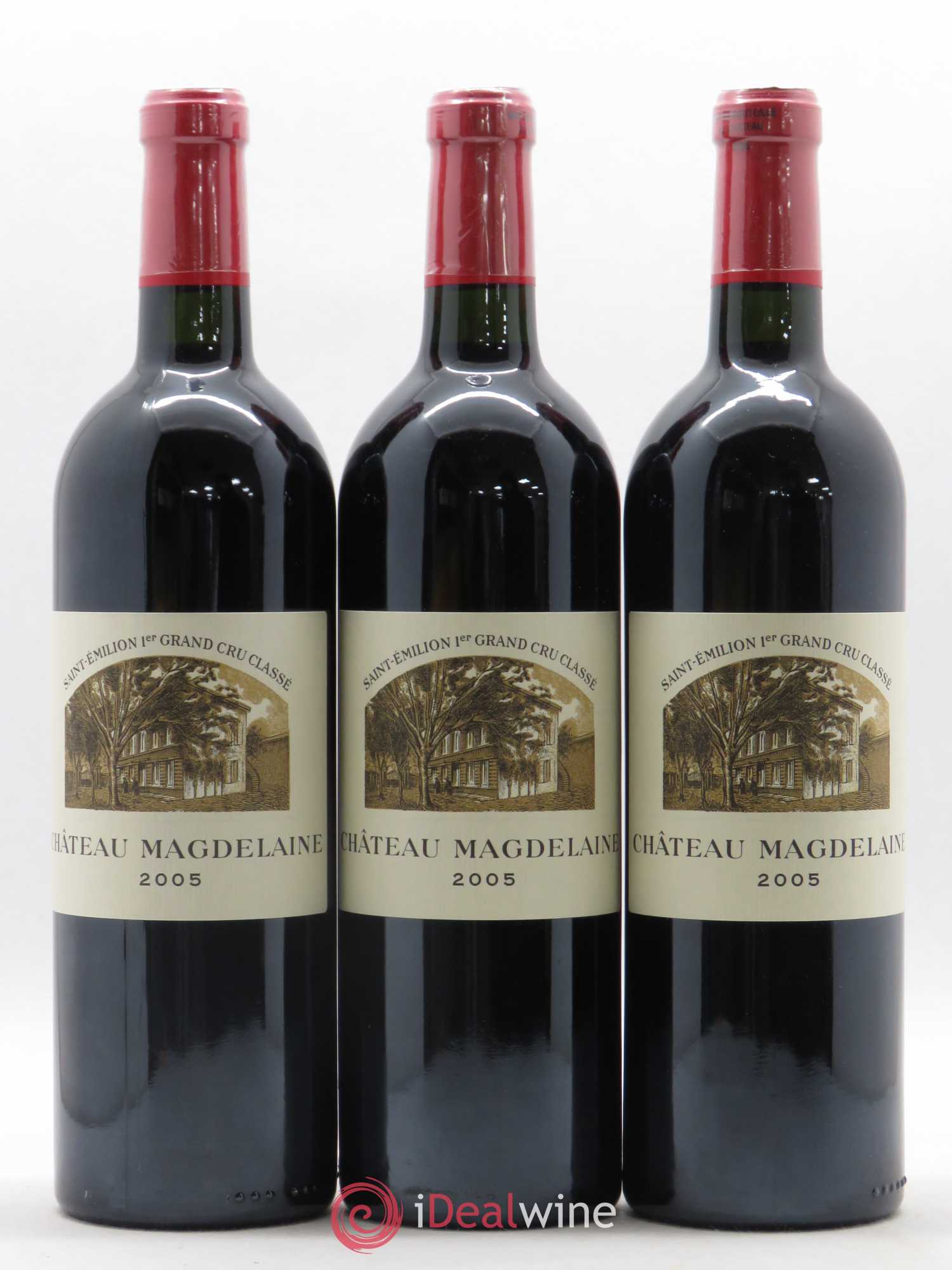 Château Magdelaine 2005 - Lot de 3 bouteilles - 0