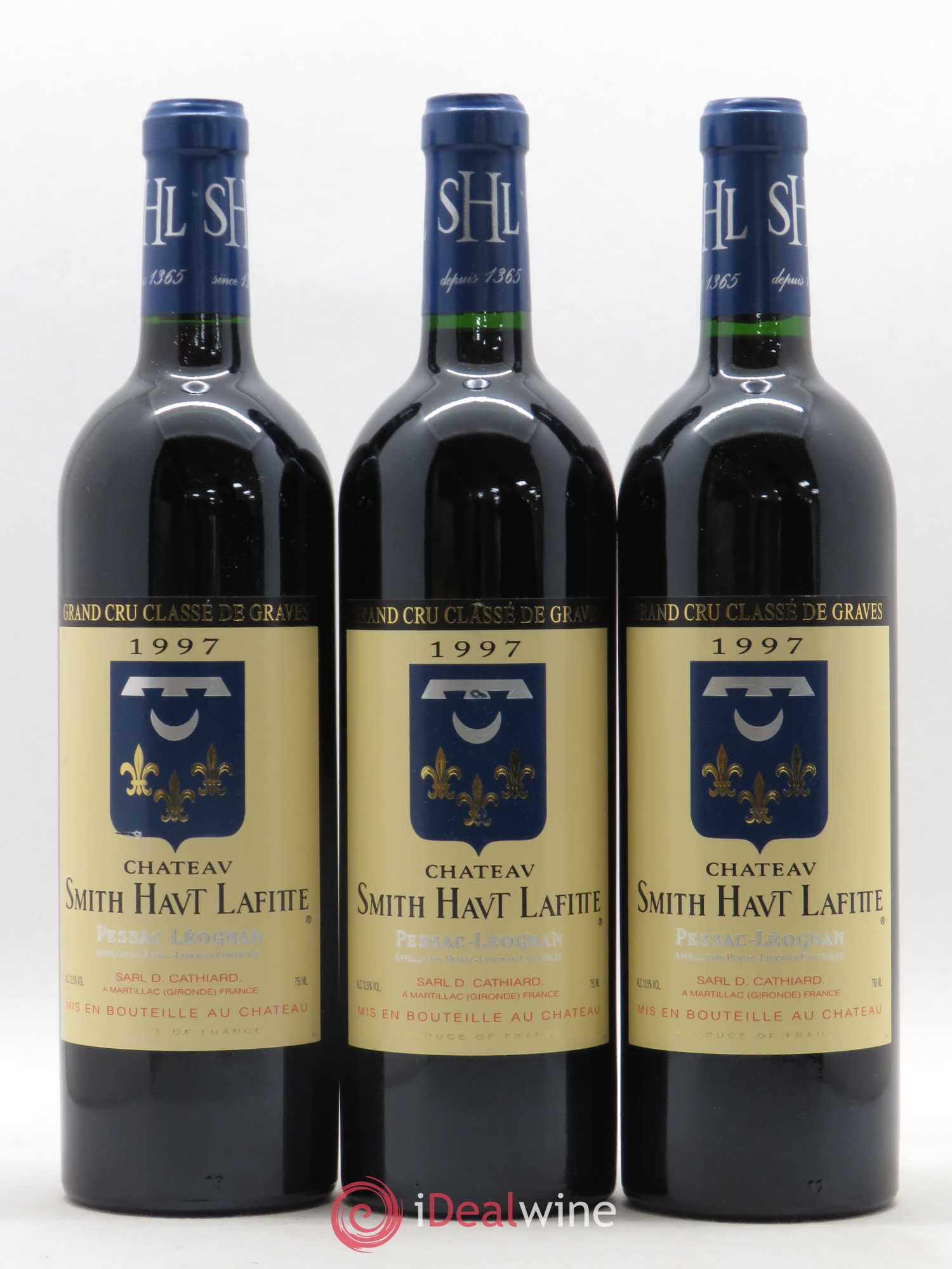 Château Smith Haut Lafitte Cru Classé de Graves 1997 - Lot de 3 bouteilles - 0