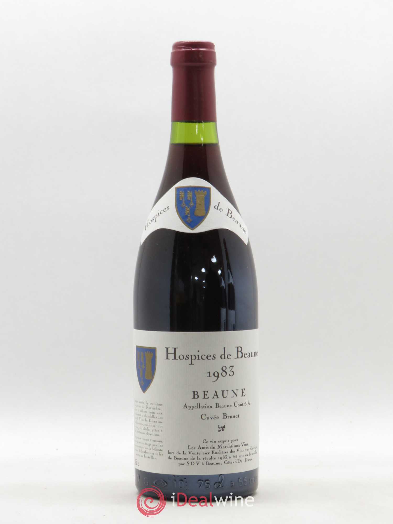 Beaune Cuvée Brunet Hospices de Beaune 1983 - Lot de 1 bouteille - 0