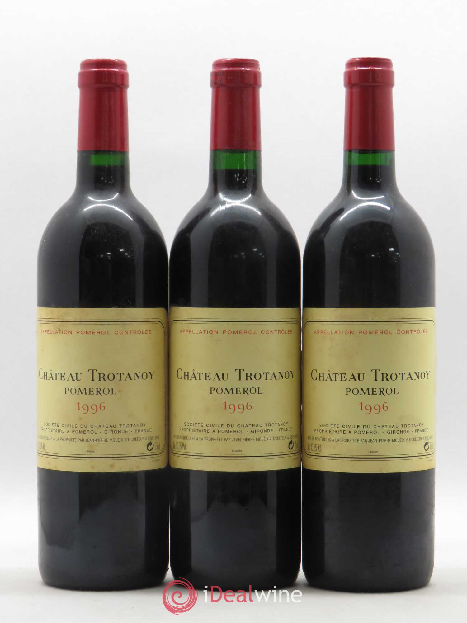 Château Trotanoy 1996 - Lot de 6 bouteilles - 2