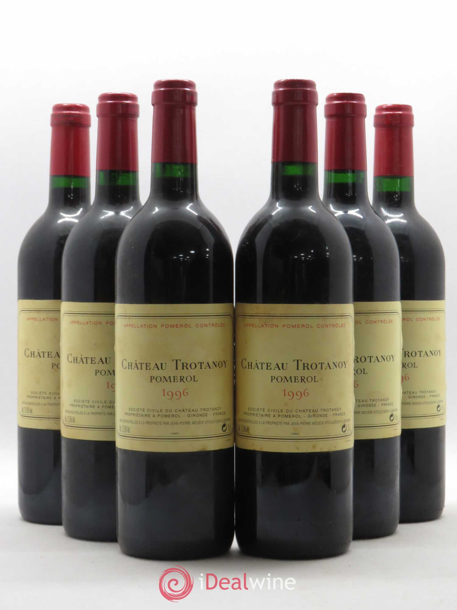 Château Trotanoy 1996 - Lot de 6 bouteilles - 0