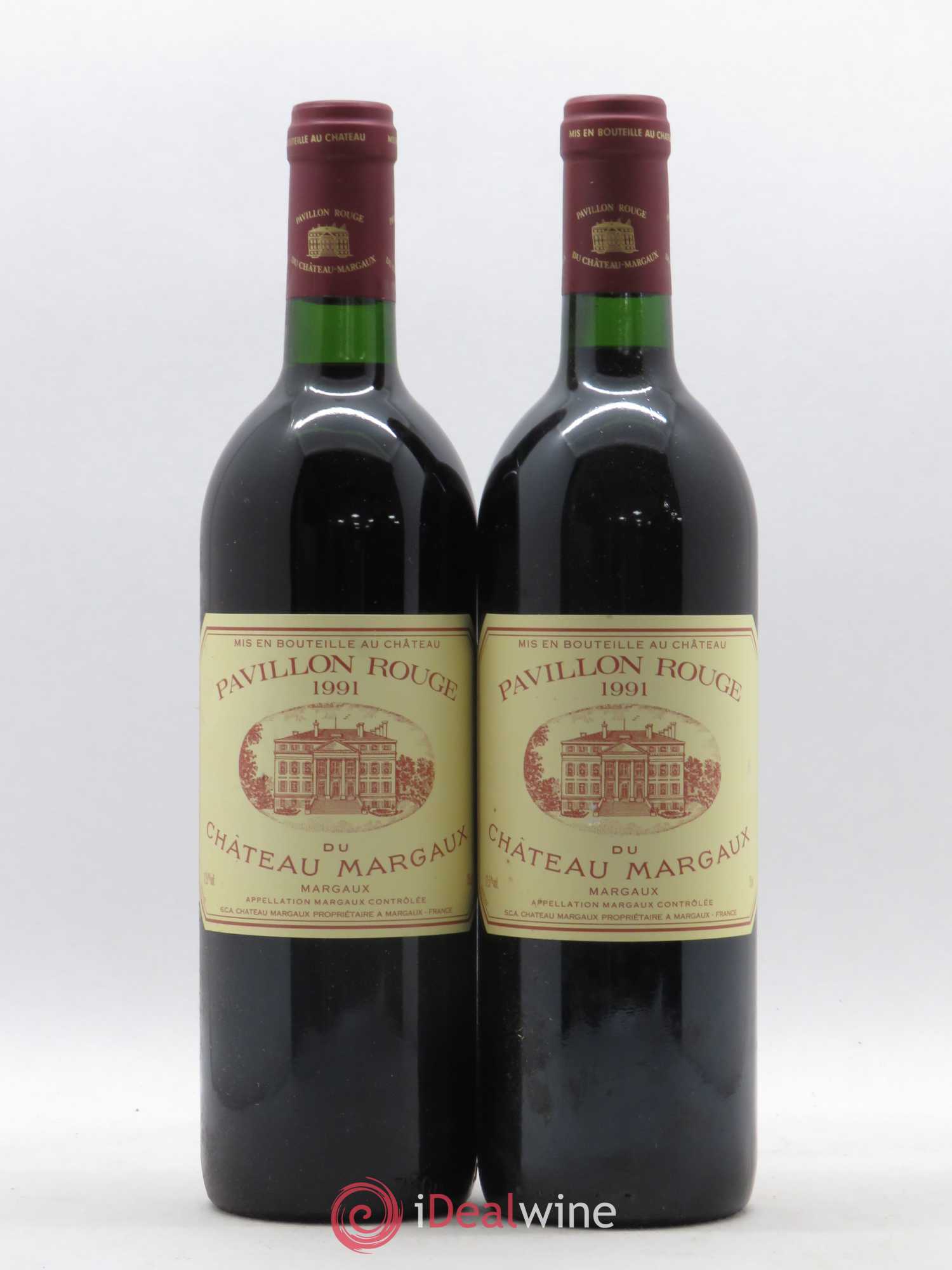 Pavillon Rouge du Château Margaux Second Vin 1991 - Lot de 2 bouteilles - 0