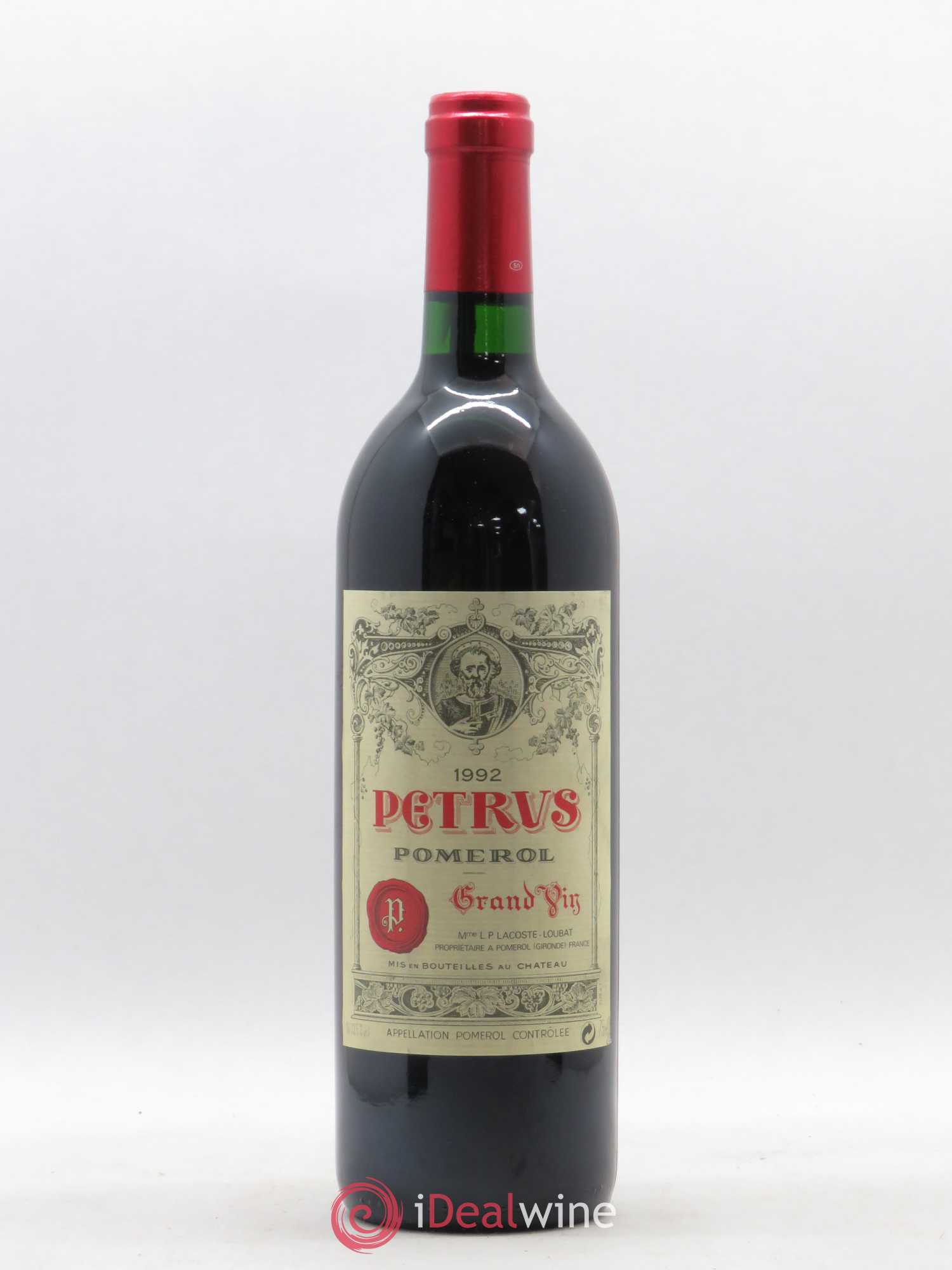Petrus 1992 - Lot de 1 bouteille - 0