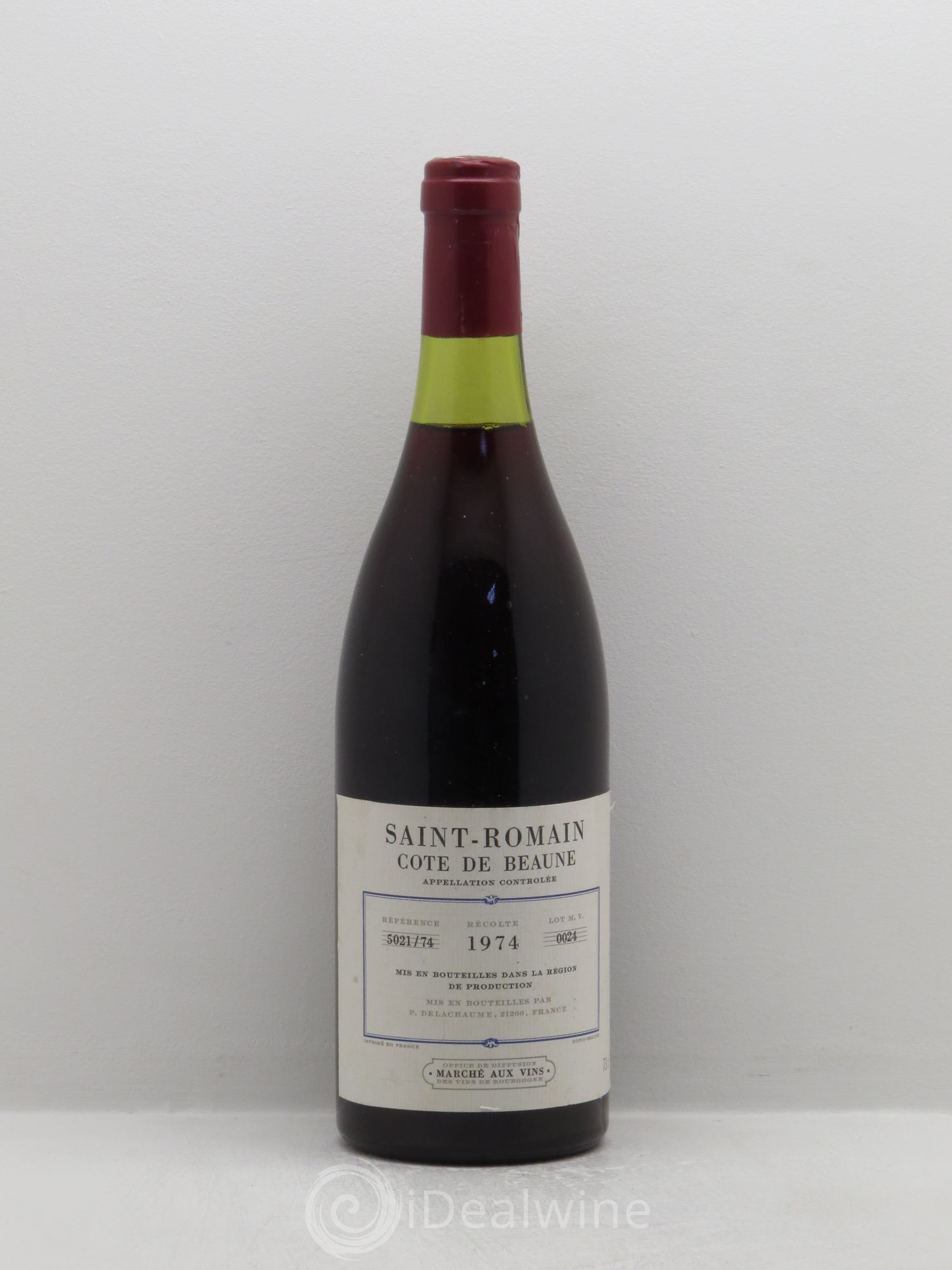 Saint-Romain Marché aux Vins 1974 - Posten von 1 Flasche - 0