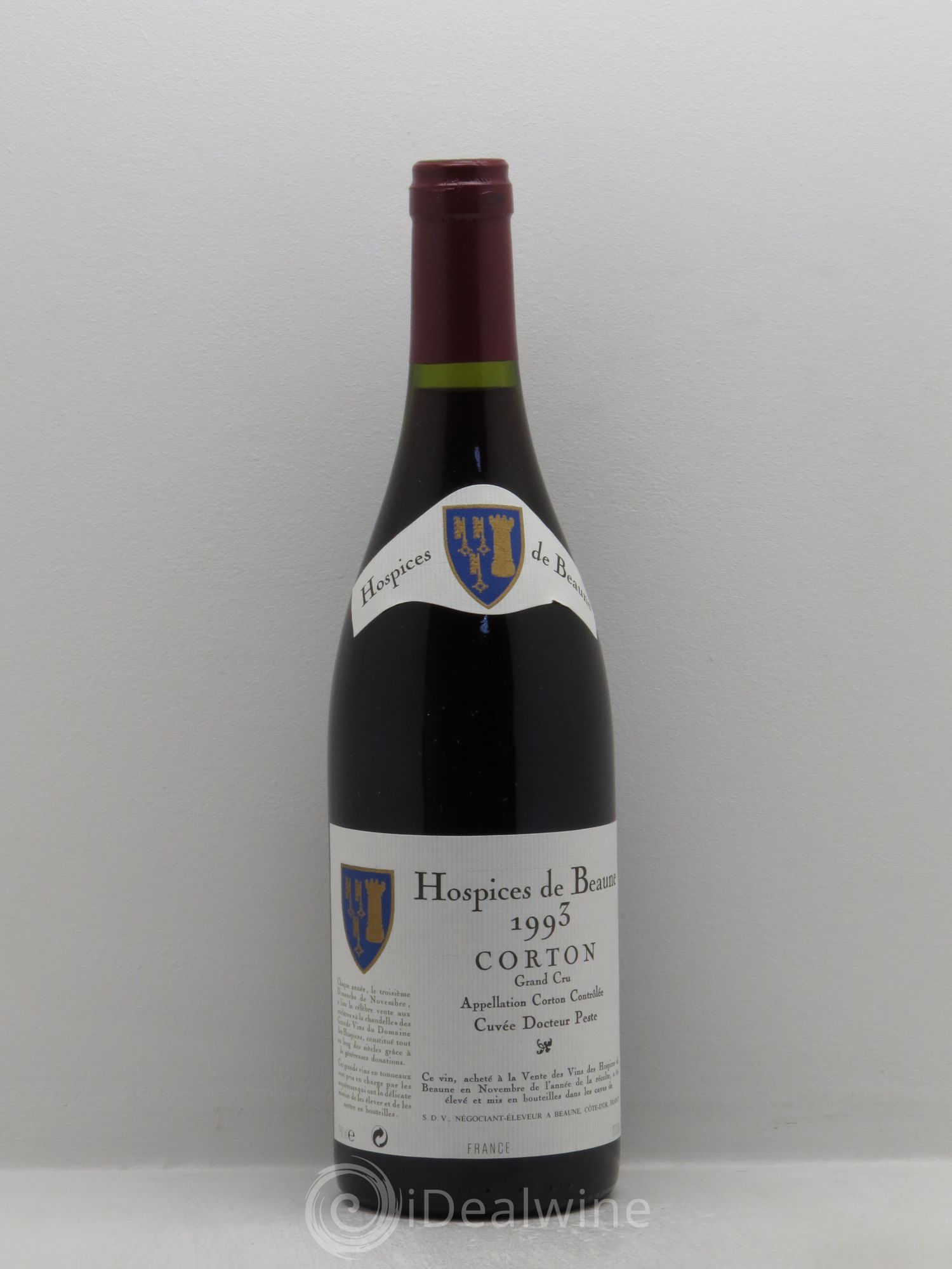 Corton Grand Cru Cuvée Docteur Pestre Hospices de Beaune 1993 - Posten von 6 Flaschen - 0