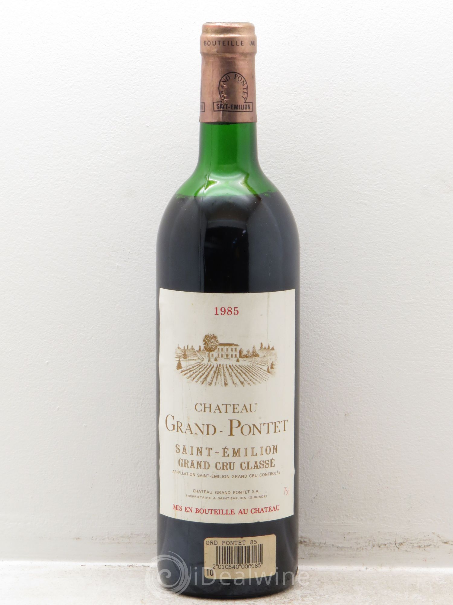 Château Grand Pontet Grand Cru Classé 1985 - Lot de 1 bouteille - 0