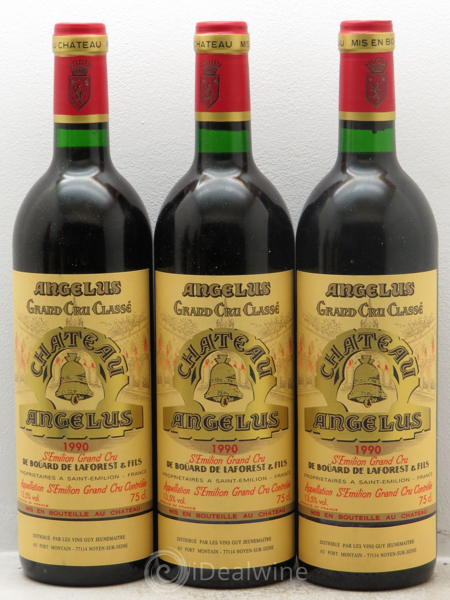 Château Angélus 1er Grand Cru Classé A 1990 - Lot de 6 bouteilles - 1