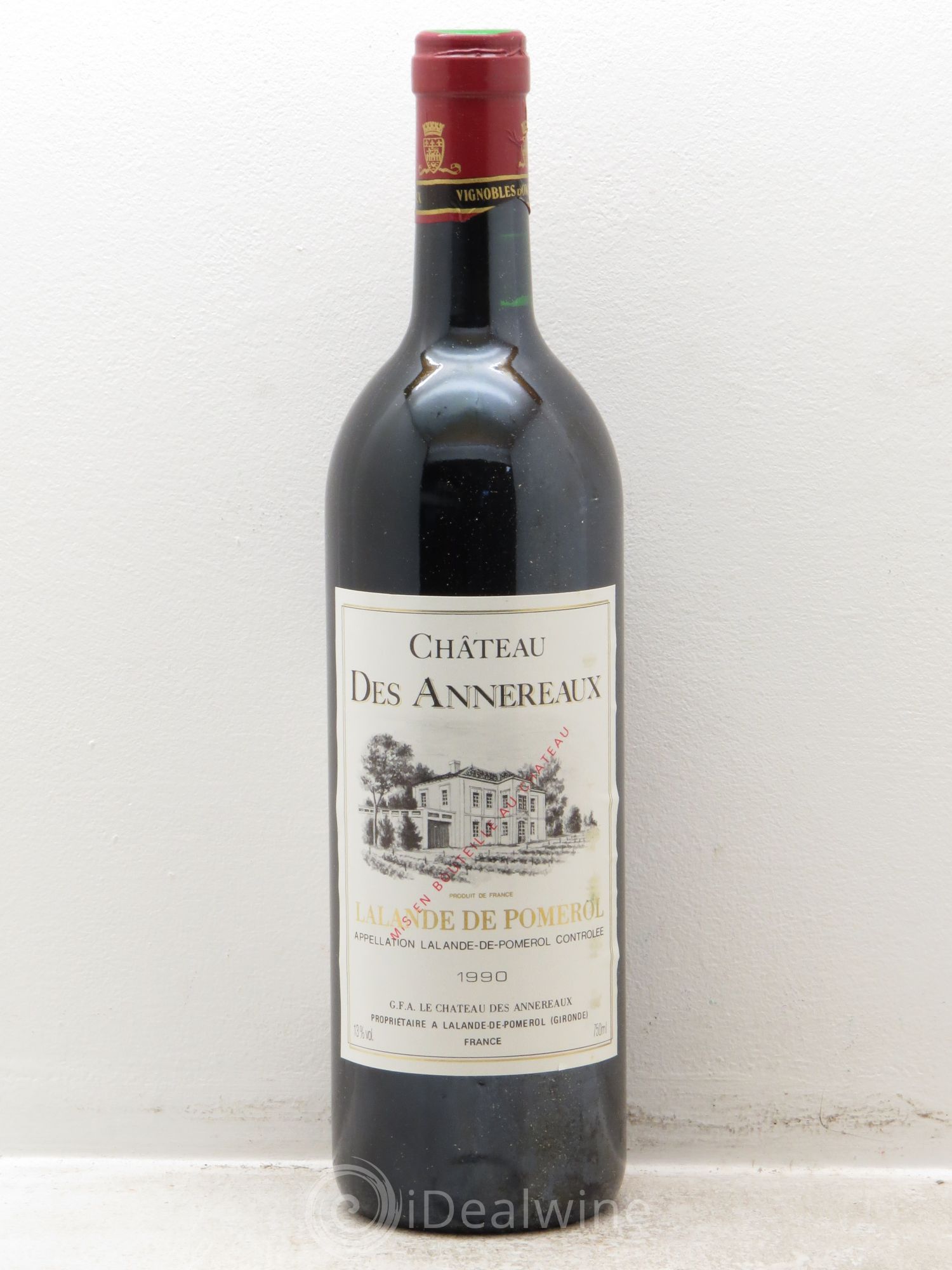 Château Annereaux 1990 - Lot de 6 bouteilles - 0