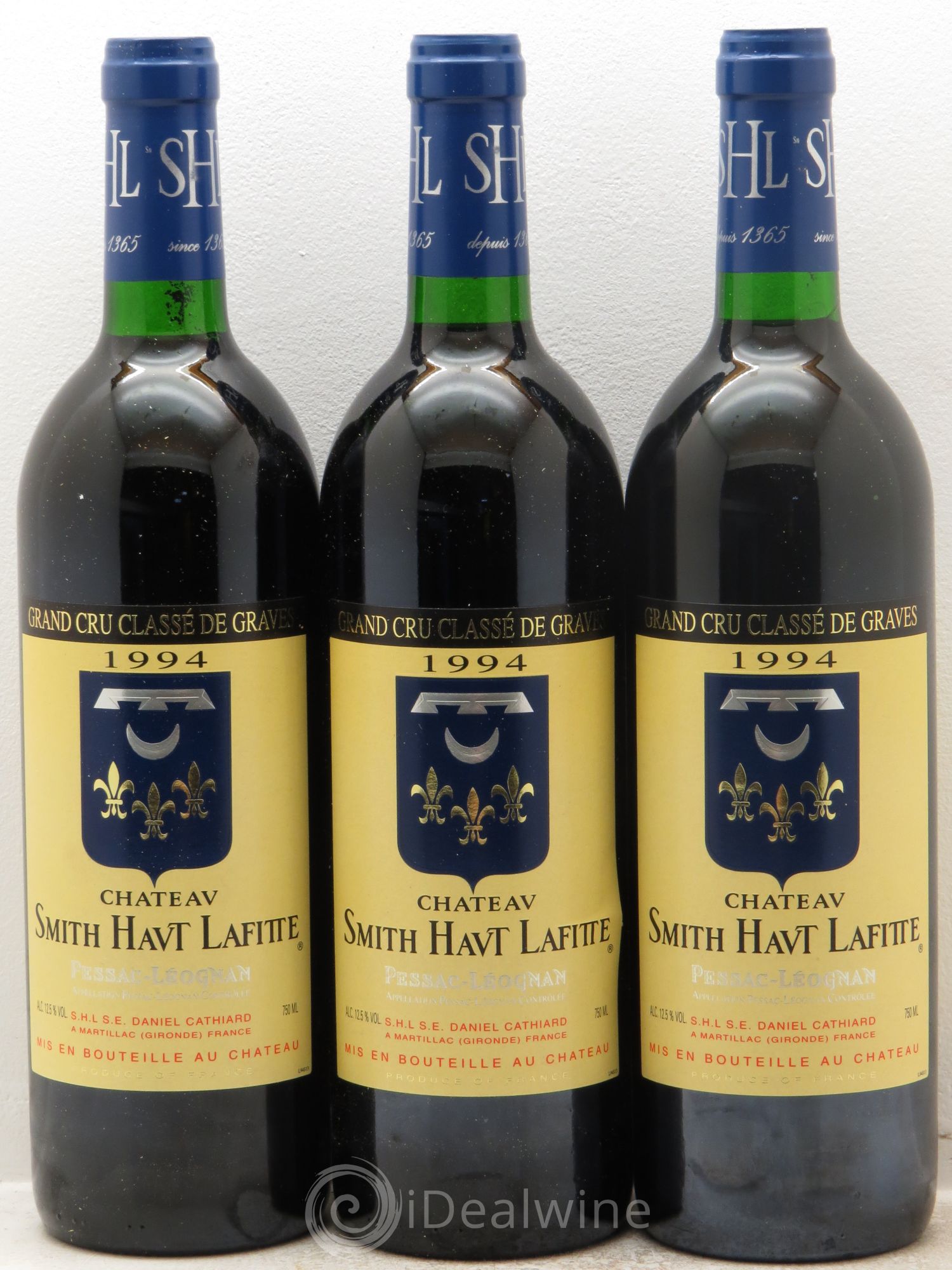 Château Smith Haut Lafitte Cru Classé de Graves 1994 - Lot de 3 bouteilles - 0