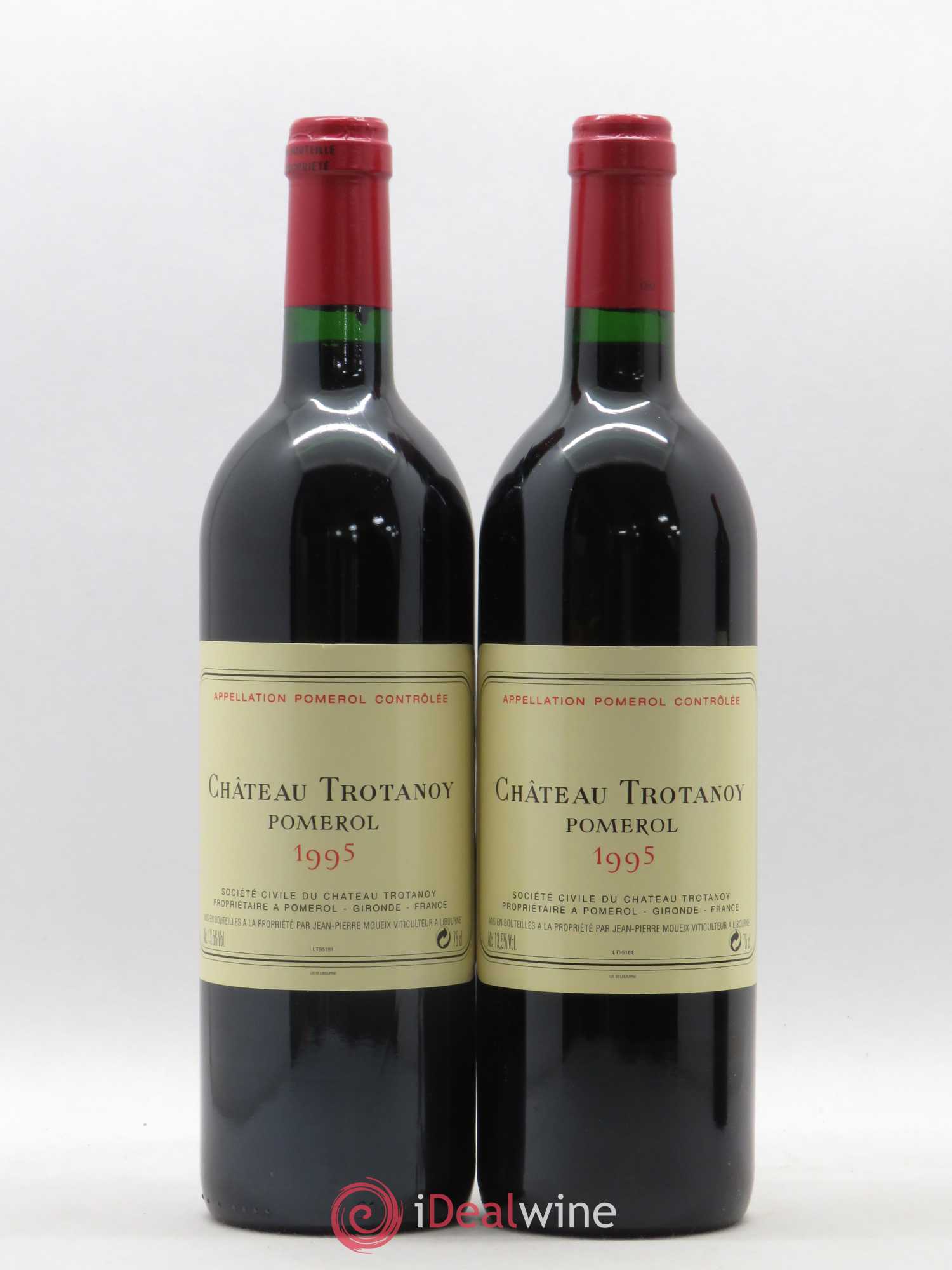 Château Trotanoy 1995 - Lot de 2 bouteilles - 0