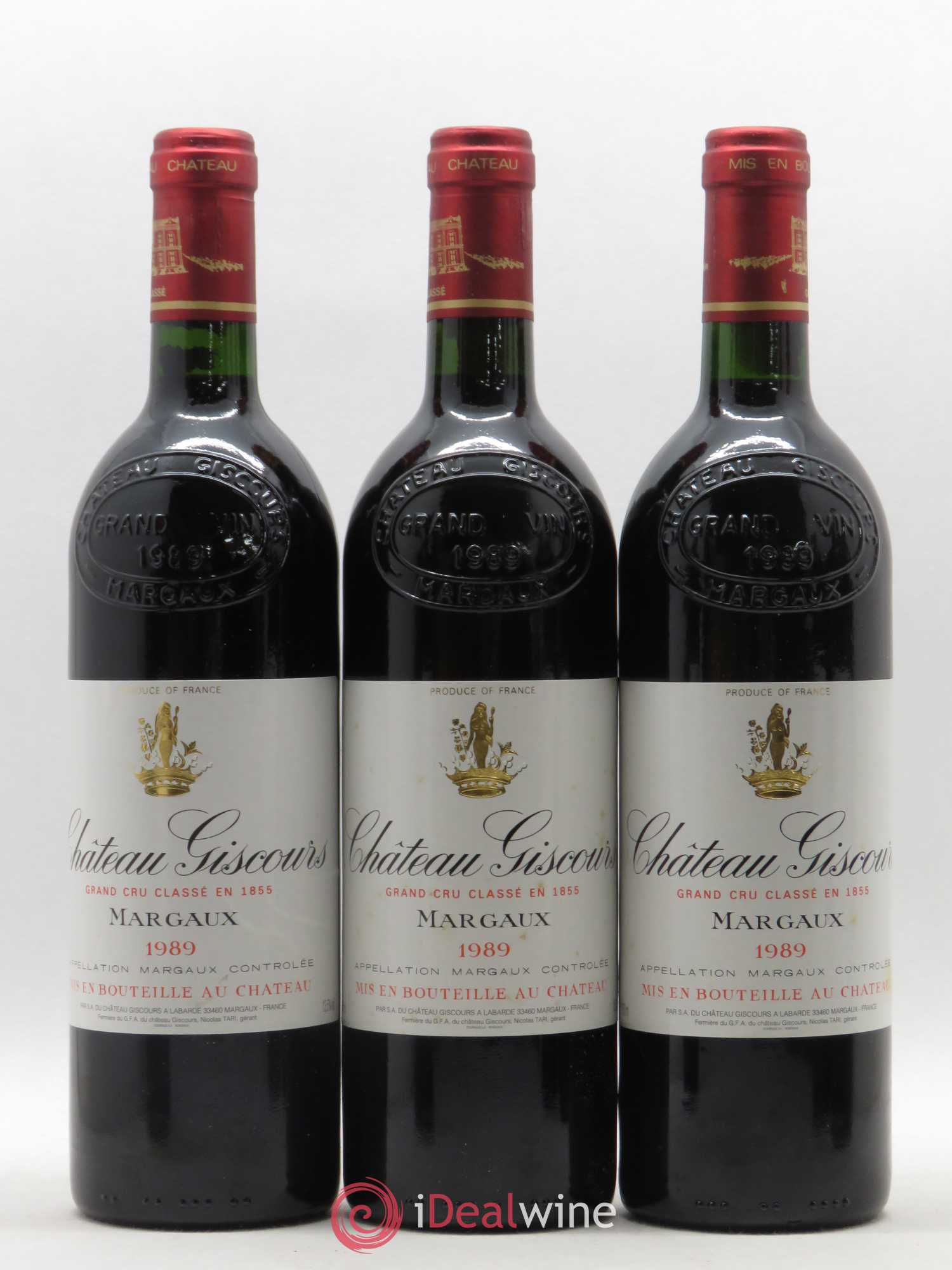 Château Giscours 3ème Grand Cru Classé 1989 - Lot de 6 bouteilles - 1