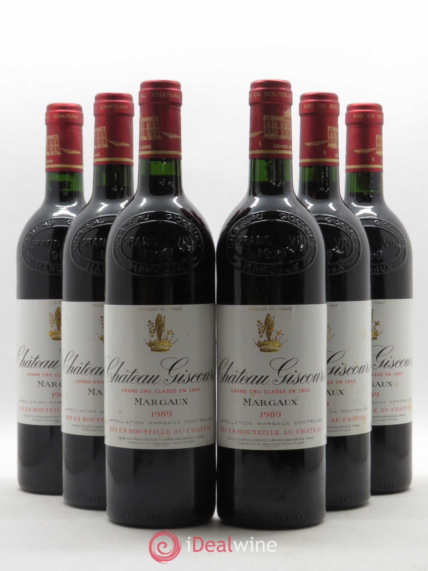Château Giscours 3ème Grand Cru Classé 1989 - Lot de 6 bouteilles - 0