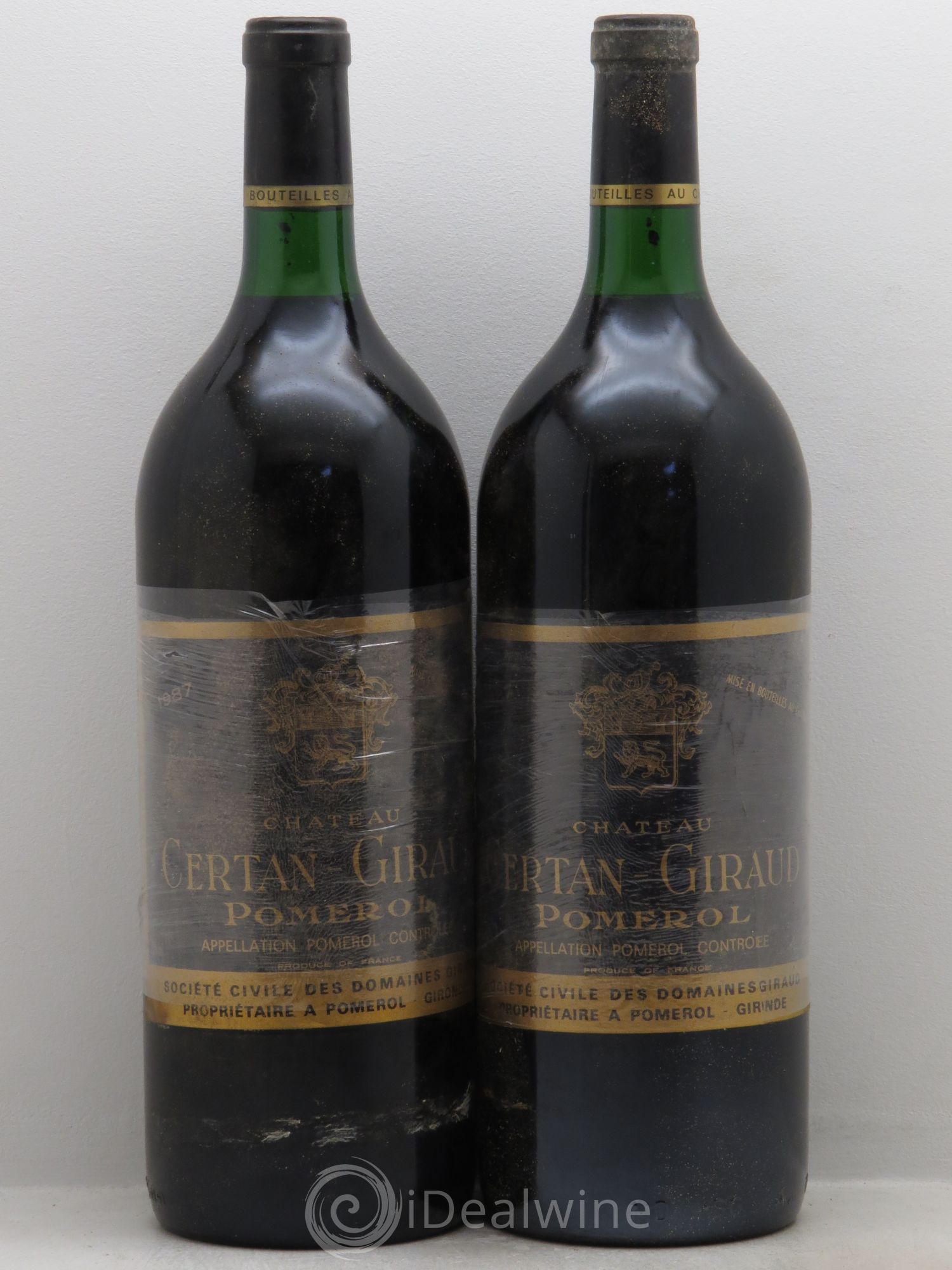 Château Certan Giraud 1987 - Lot de 2 magnums - 0