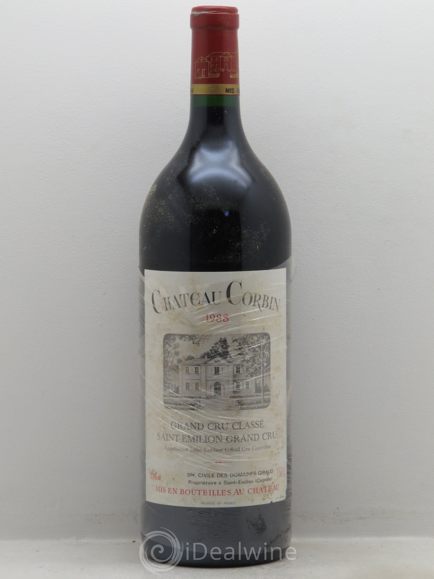 Château Corbin Grand Cru Classé 1988 - Lot de 1 magnum - 0
