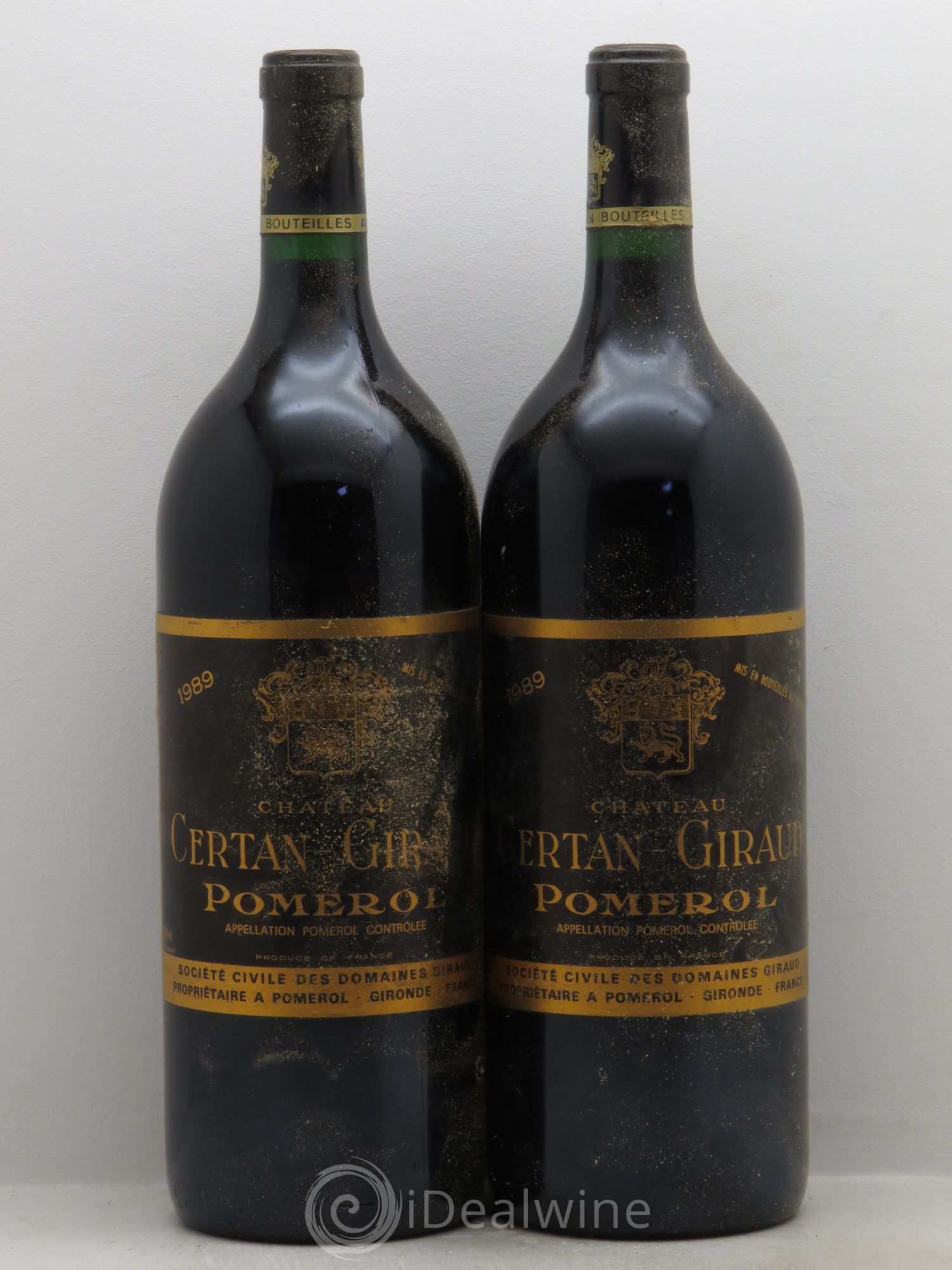 Château Certan Giraud 1989 - Lot de 2 magnums - 0