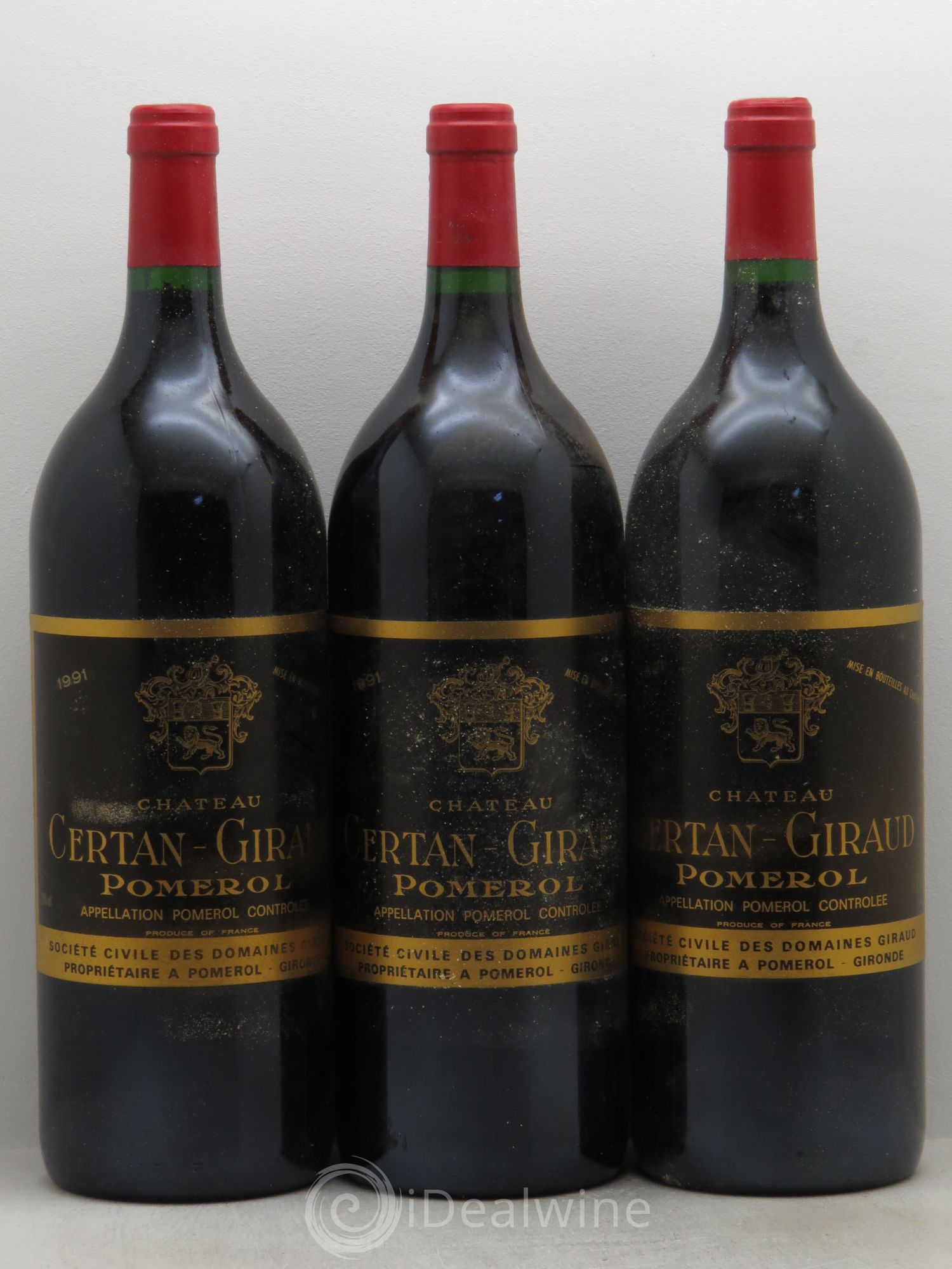Château Certan Giraud 1991 - Lot de 3 magnums - 0