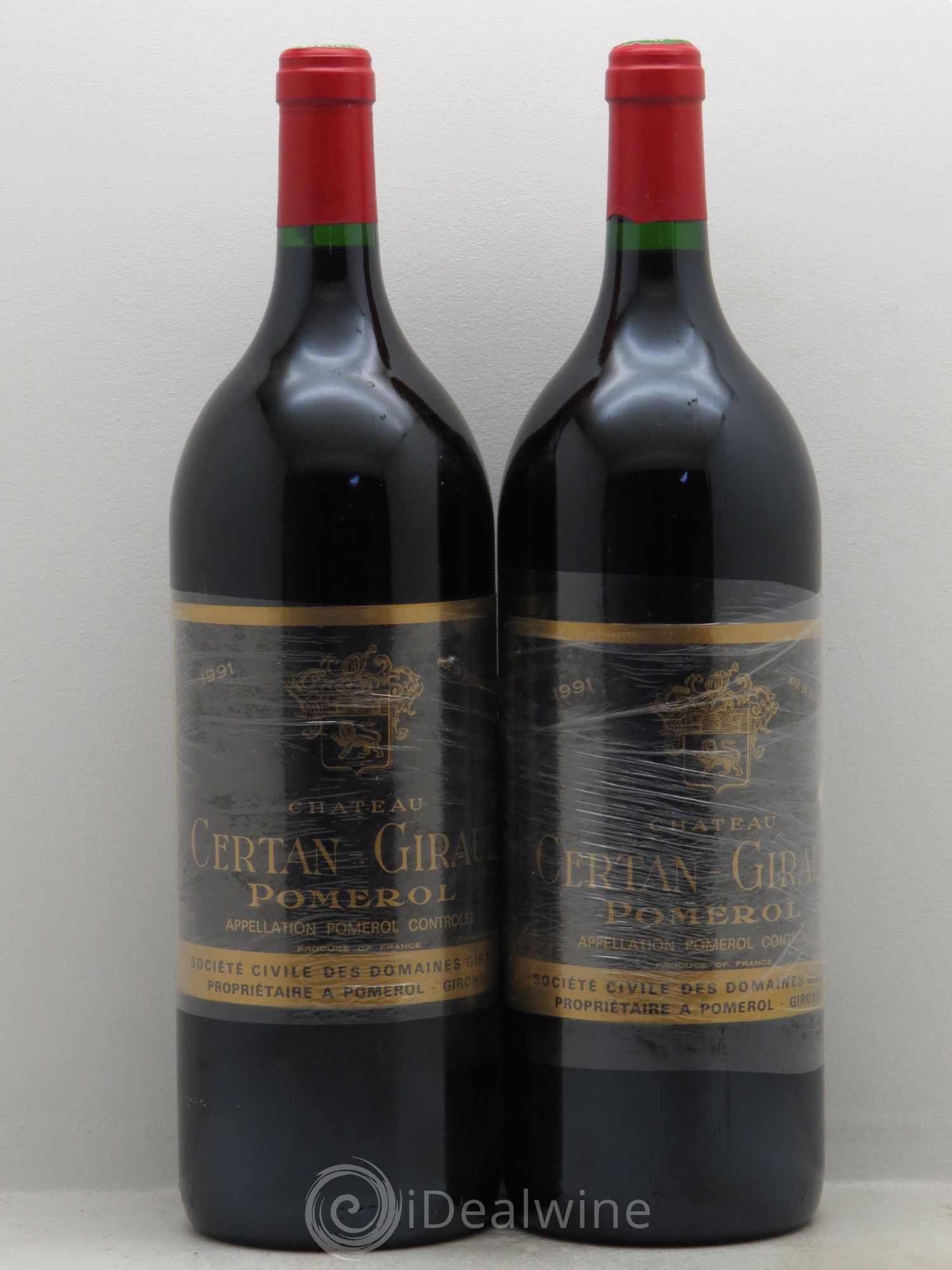 Château Certan Giraud 1991 - Lot de 2 magnums - 0