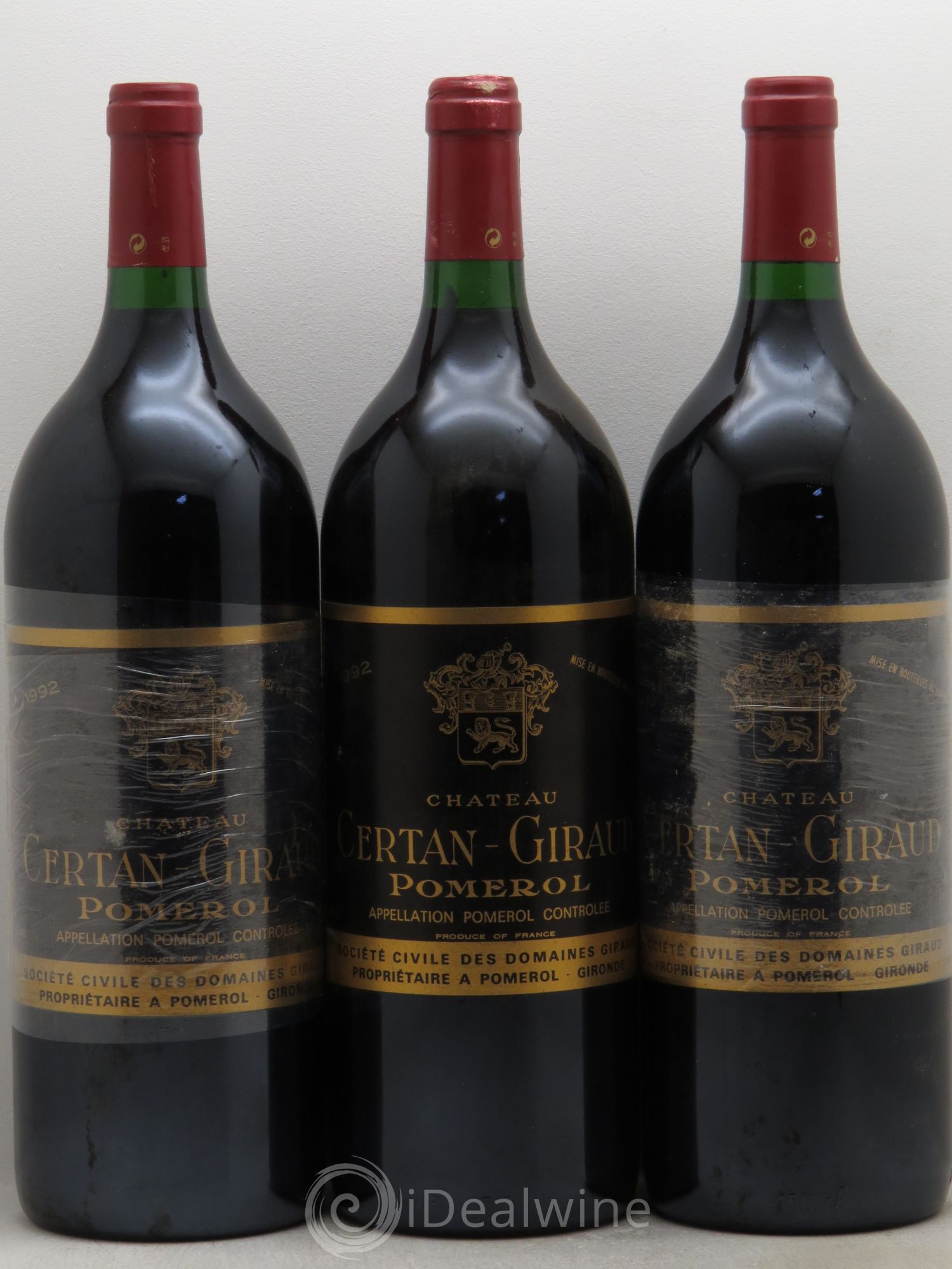 Château Certan Giraud 1992 - Lot de 3 magnums - 0