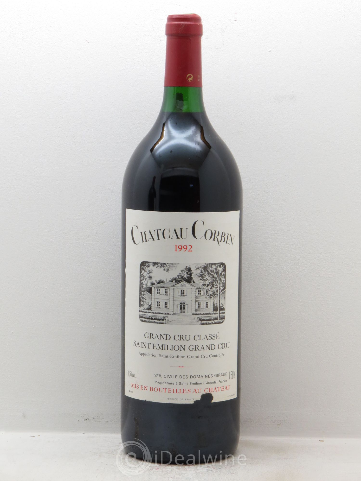 Château Corbin Grand Cru Classé 1992 - Lot de 6 magnums - 0