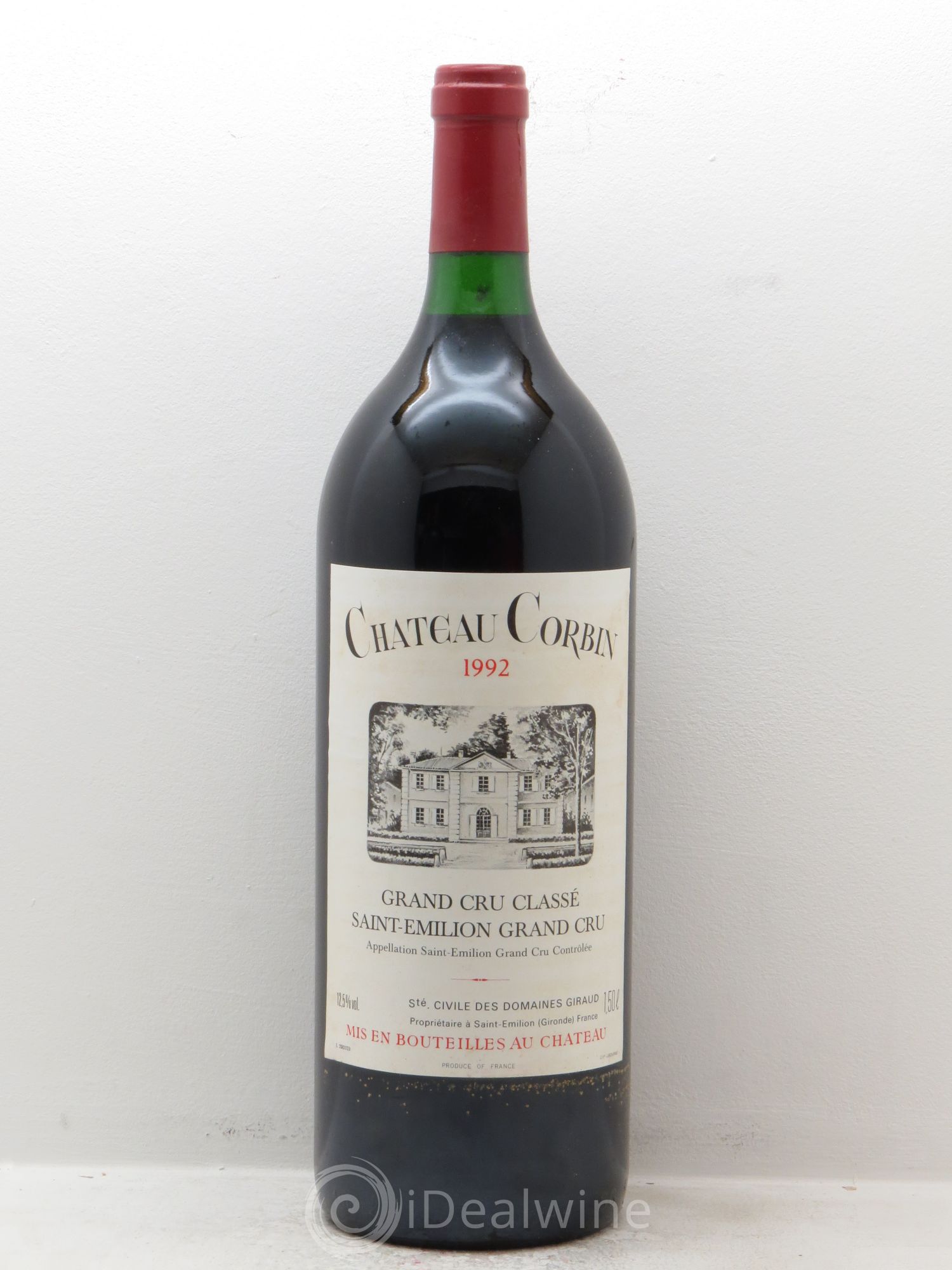 Château Corbin Grand Cru Classé 1992 - Lot de 6 magnums - 0