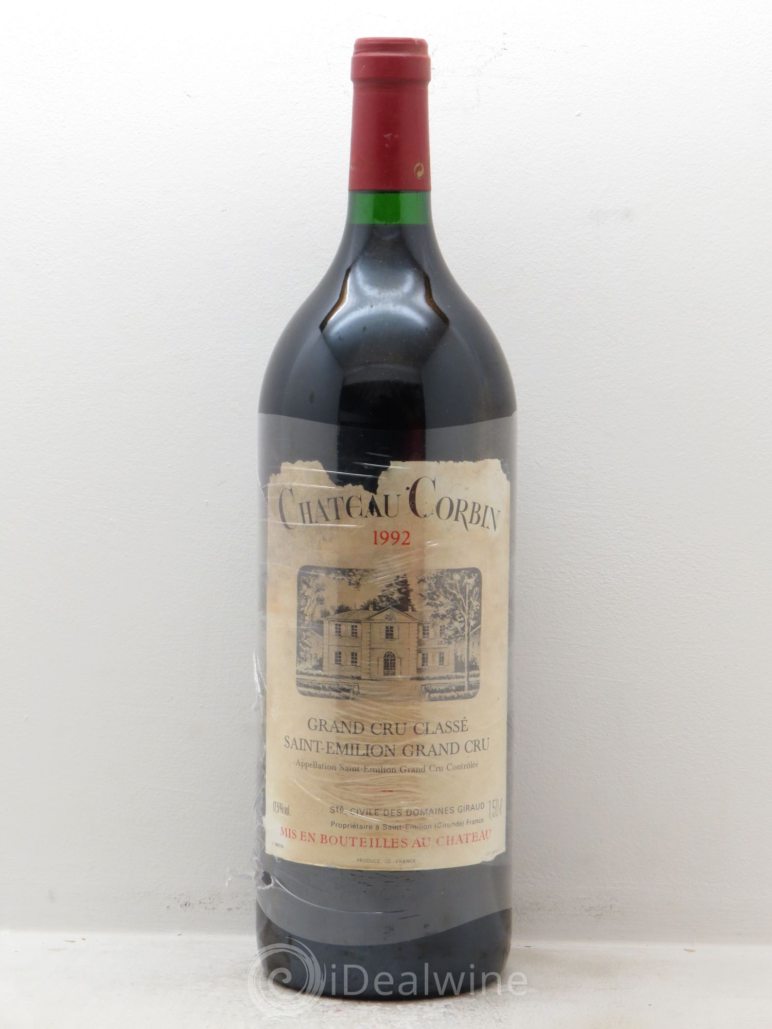 Château Corbin Grand Cru Classé 1992 - Lot de 1 magnum - 0