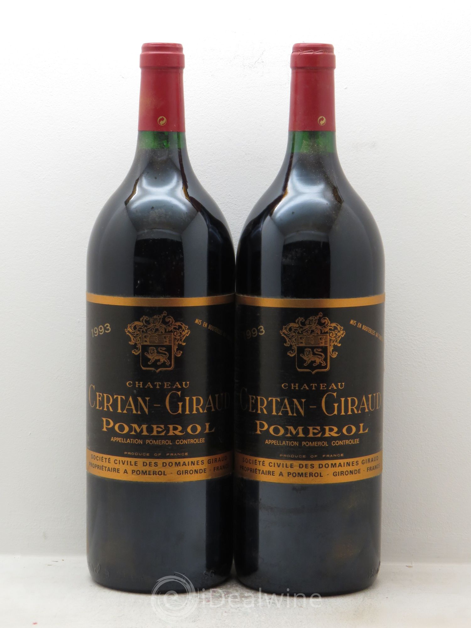 Château Certan Giraud 1993 - Lot de 2 magnums - 0