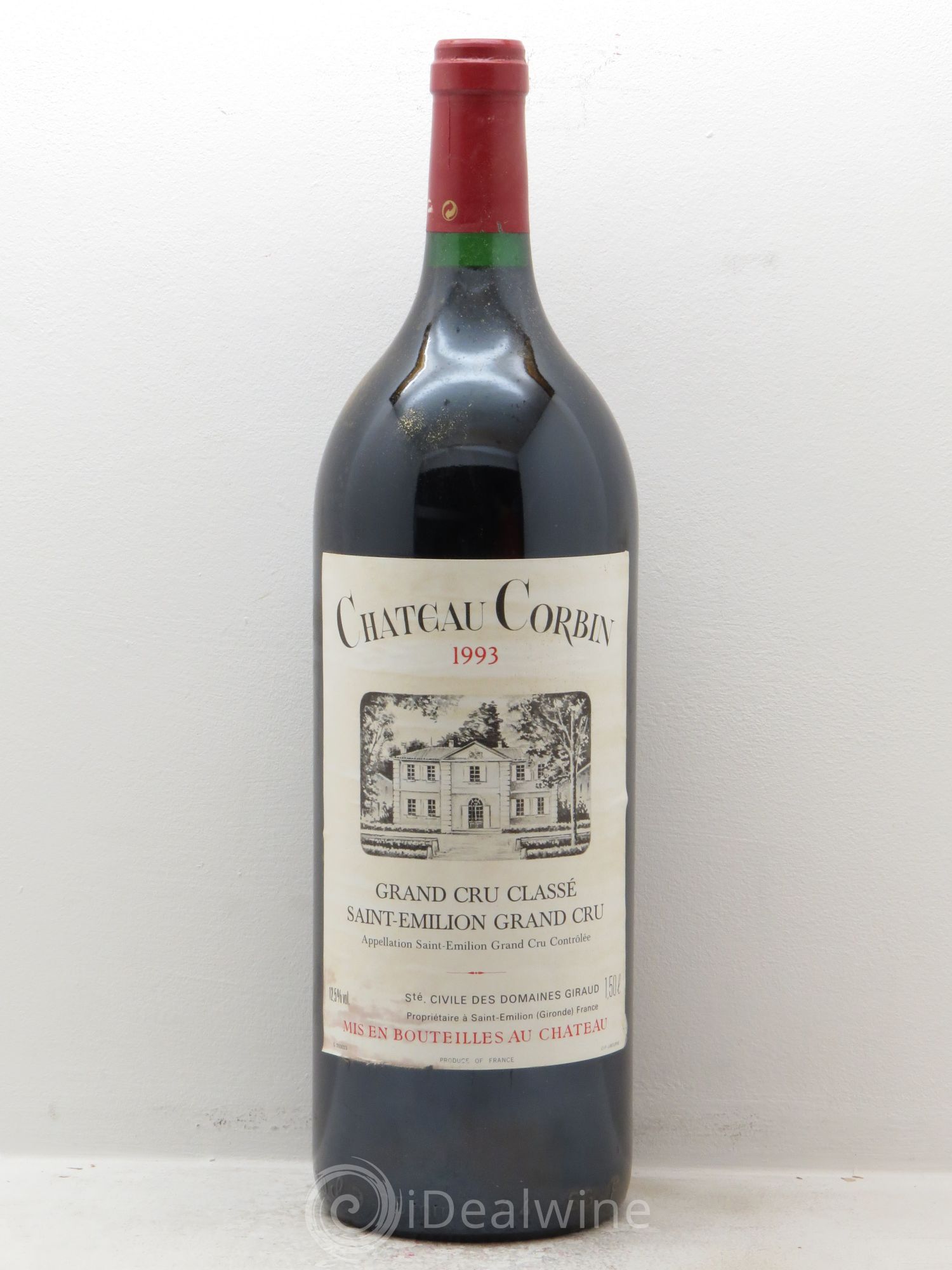Château Corbin Grand Cru Classé 1993 - Lot de 6 magnums - 0