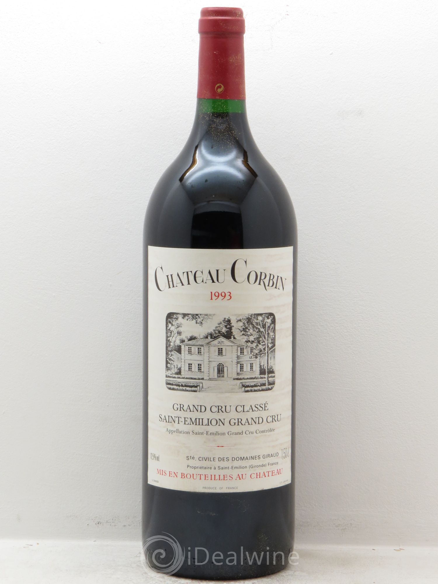 Château Corbin Grand Cru Classé 1993 - Lot de 1 magnum - 0
