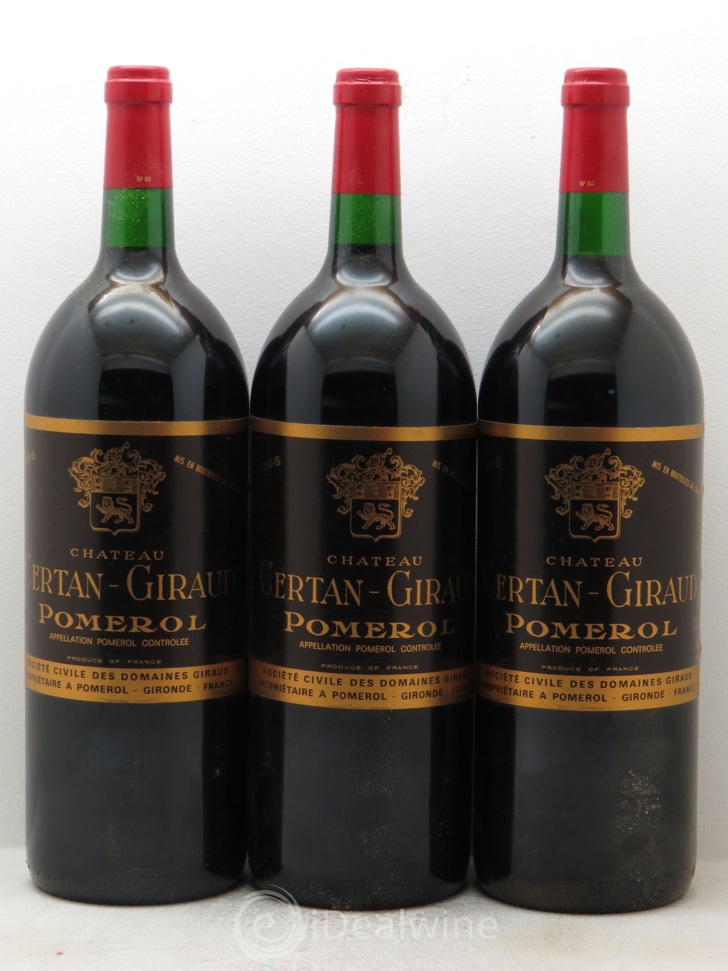 Château Certan Giraud 1996 - Lot de 3 magnums - 0