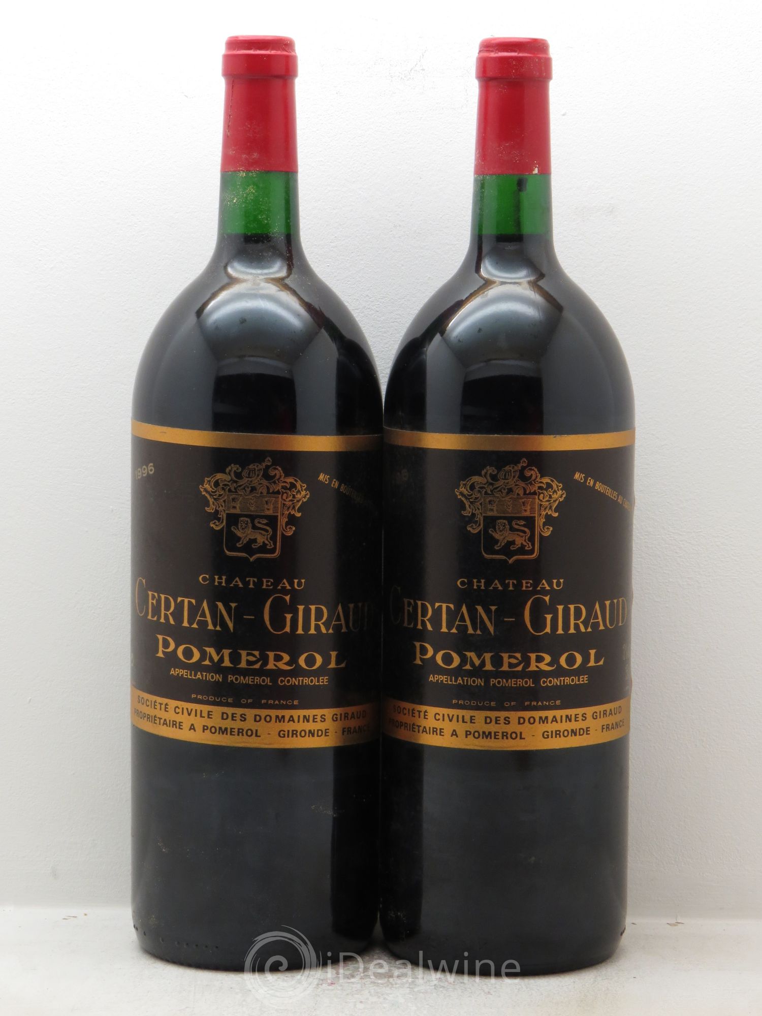 Château Certan Giraud 1996 - Lot de 2 magnums - 0