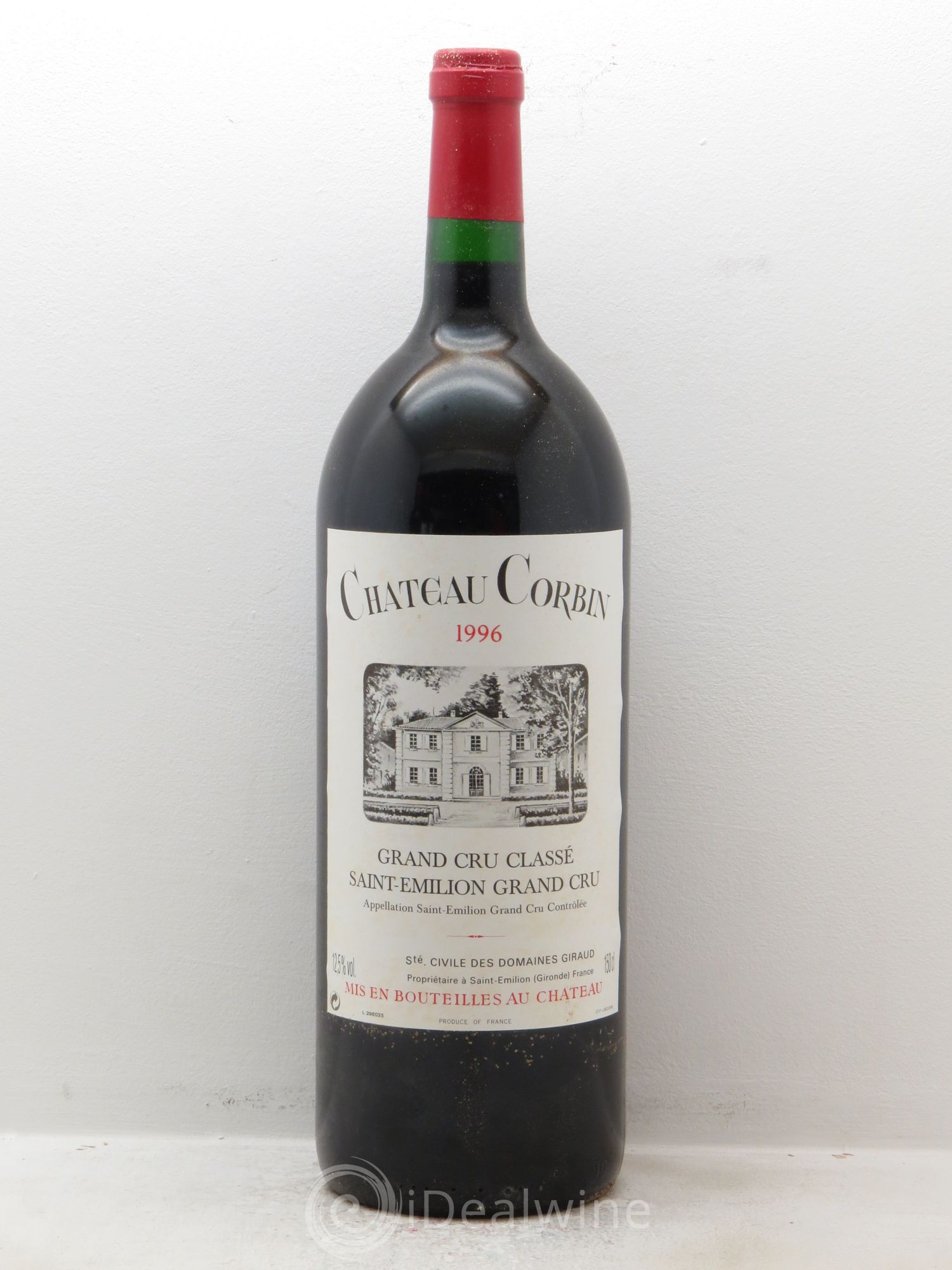 Château Corbin Grand Cru Classé 1996 - Lot de 6 magnums - 0