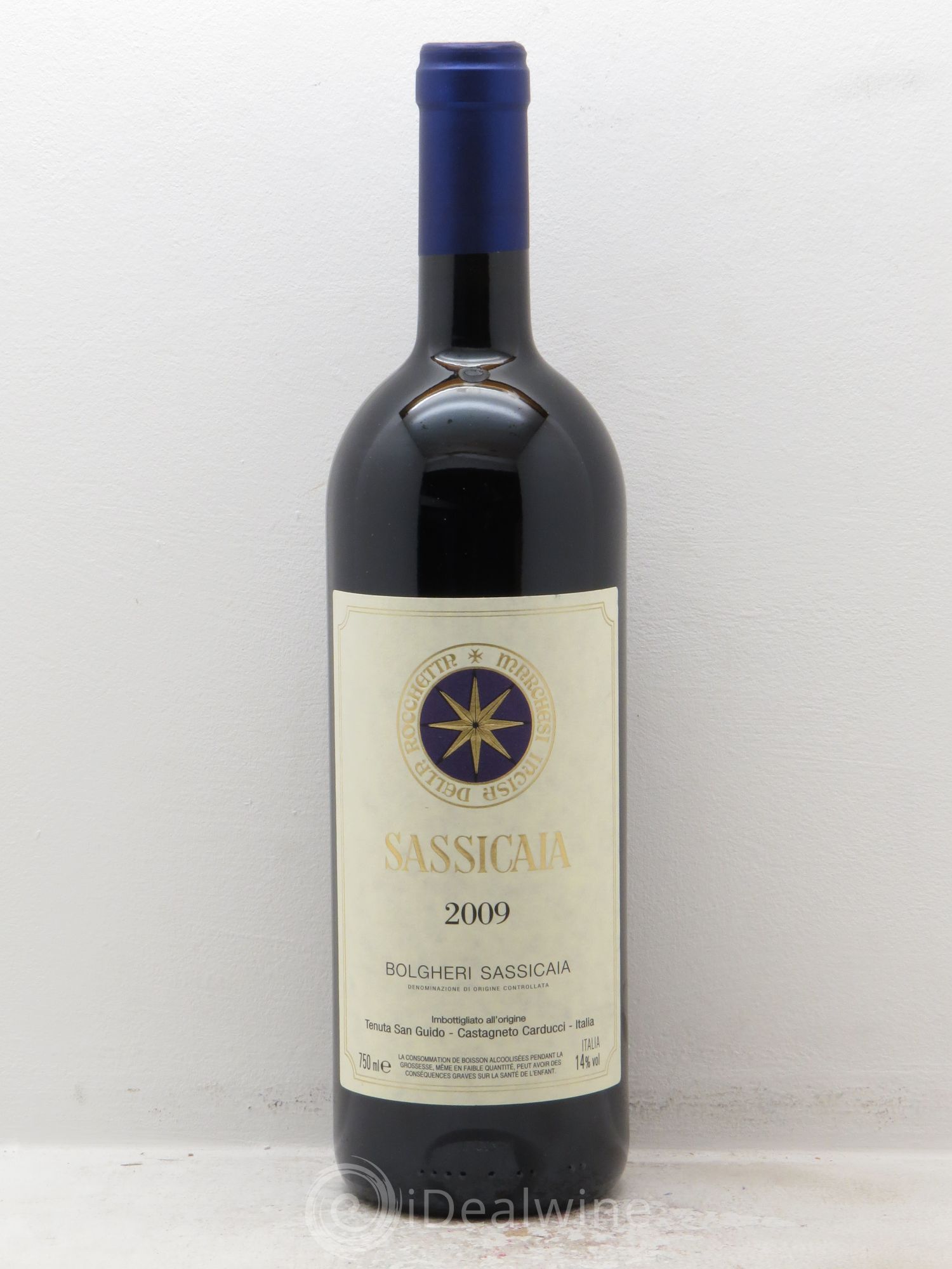 Bolgheri DOC Sassicaia Tenuta San Guido 2009 - Lot de 1 bouteille - 0