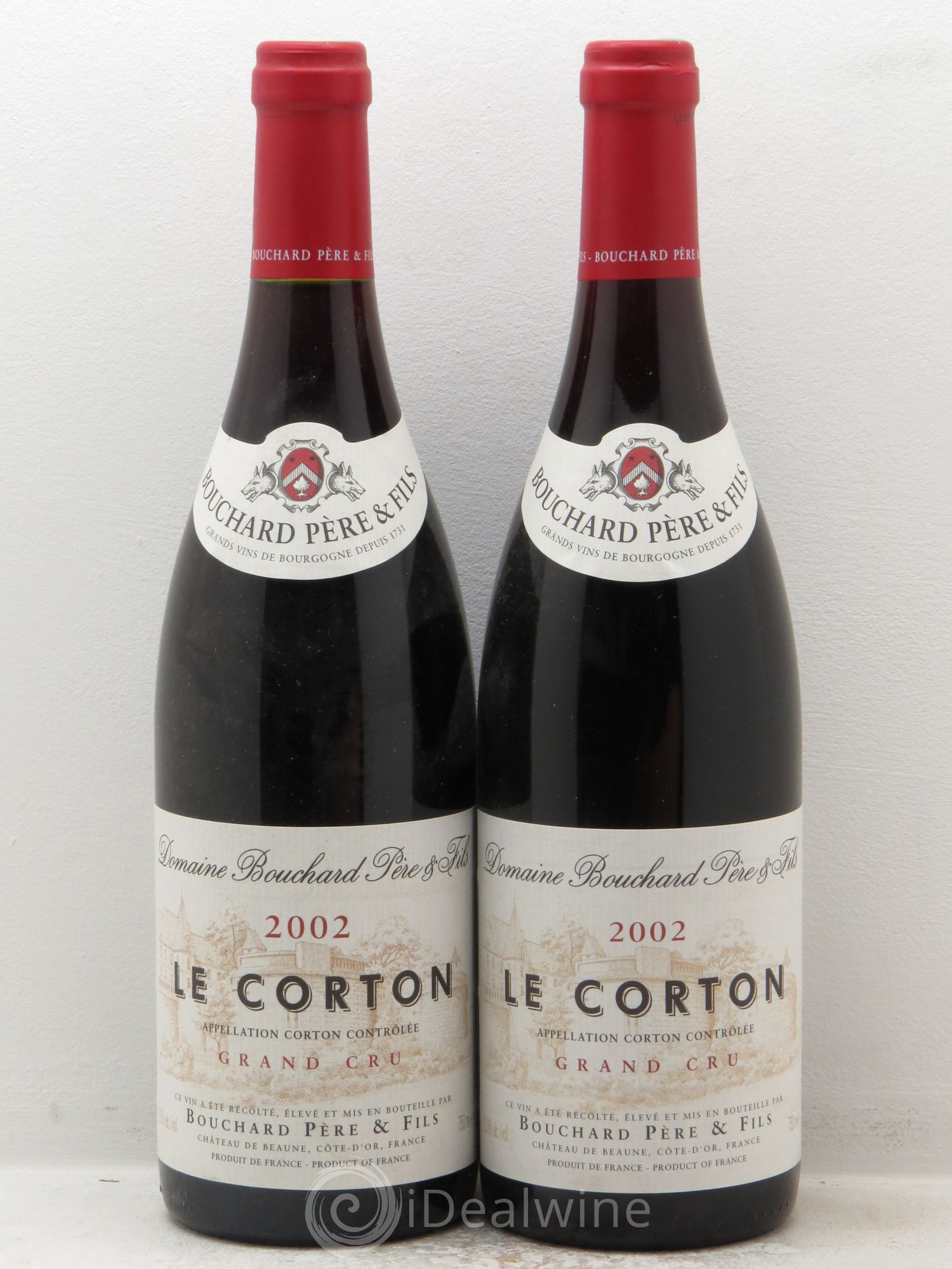 Corton Grand Cru Le Corton Bouchard Père & Fils 2002 - Lot de 2 bouteilles - 0