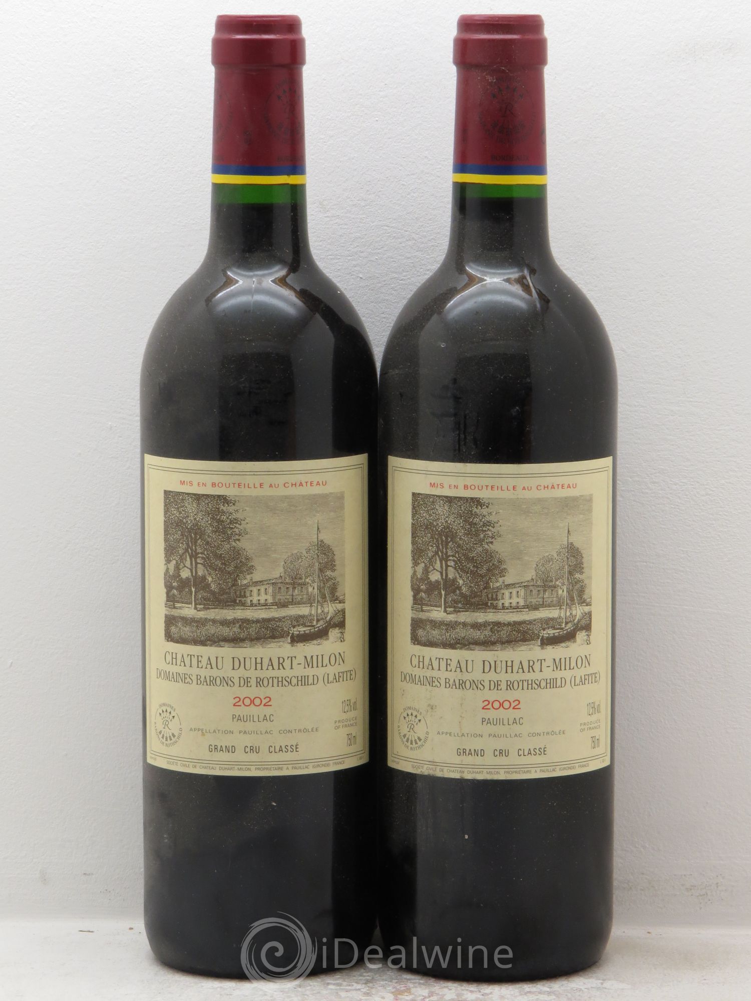 Château Duhart-Milon 4ème Grand Cru Classé 2002 - Lot de 2 bouteilles - 0