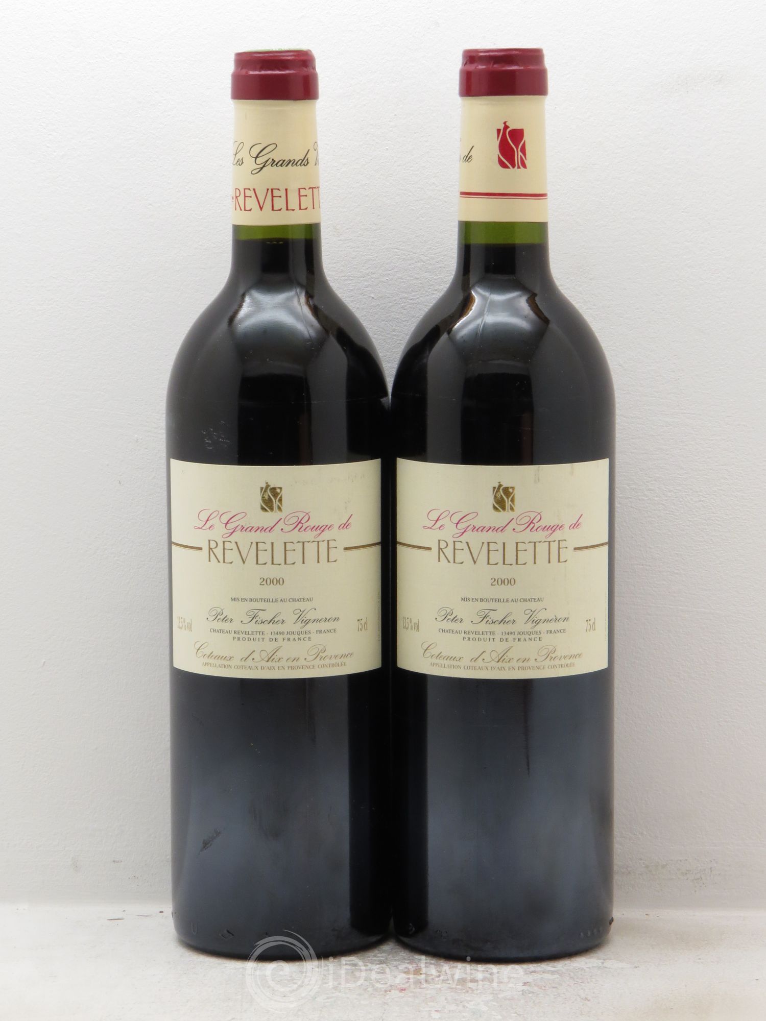 Méditerranée Château Revelette Le Grand Rouge Sandra & Peter Fischer 2000 - Lot de 2 bouteilles - 0