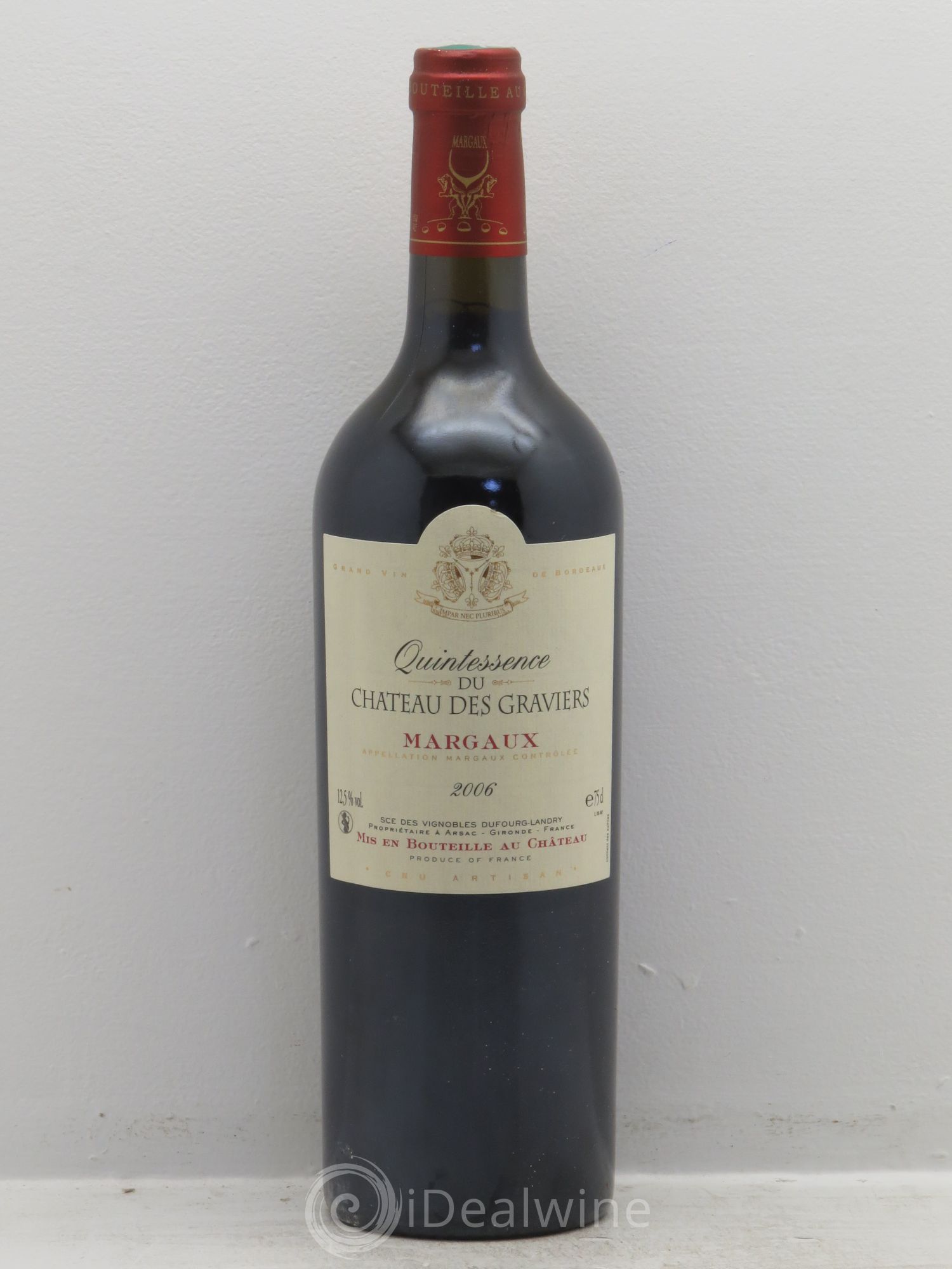 Bordeaux La Quintessence Château des Graviers (sans prix de réserve) 2006 - Posten von 1 Flasche - 0