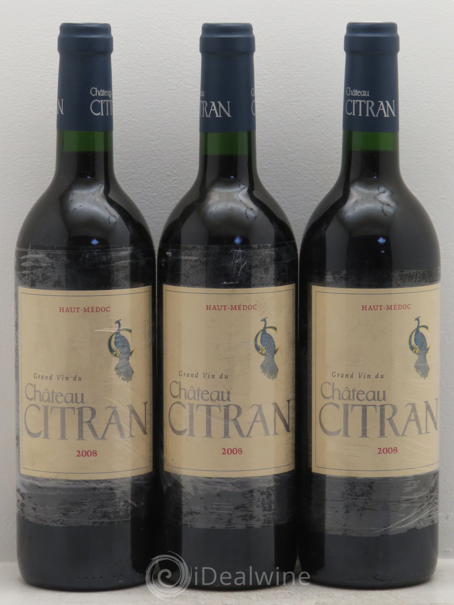 Château Citran Cru Bourgeois (sans prix de réserve) 2008 - Lot de 3 bouteilles - 0