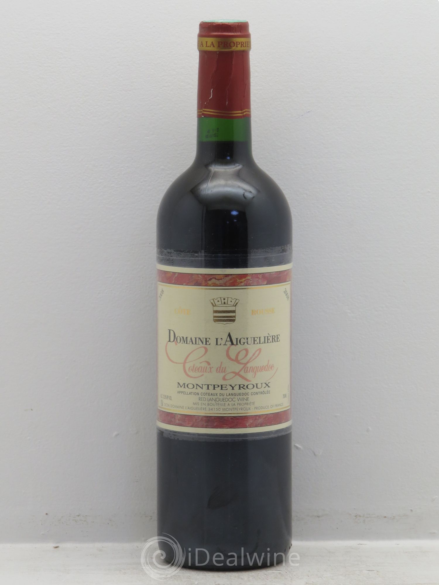 Languedoc Montpeyroux Domaine de l' Aiguelière Cote Dorée A. Commeyras 2008 - Lot de 6 bouteilles - 0