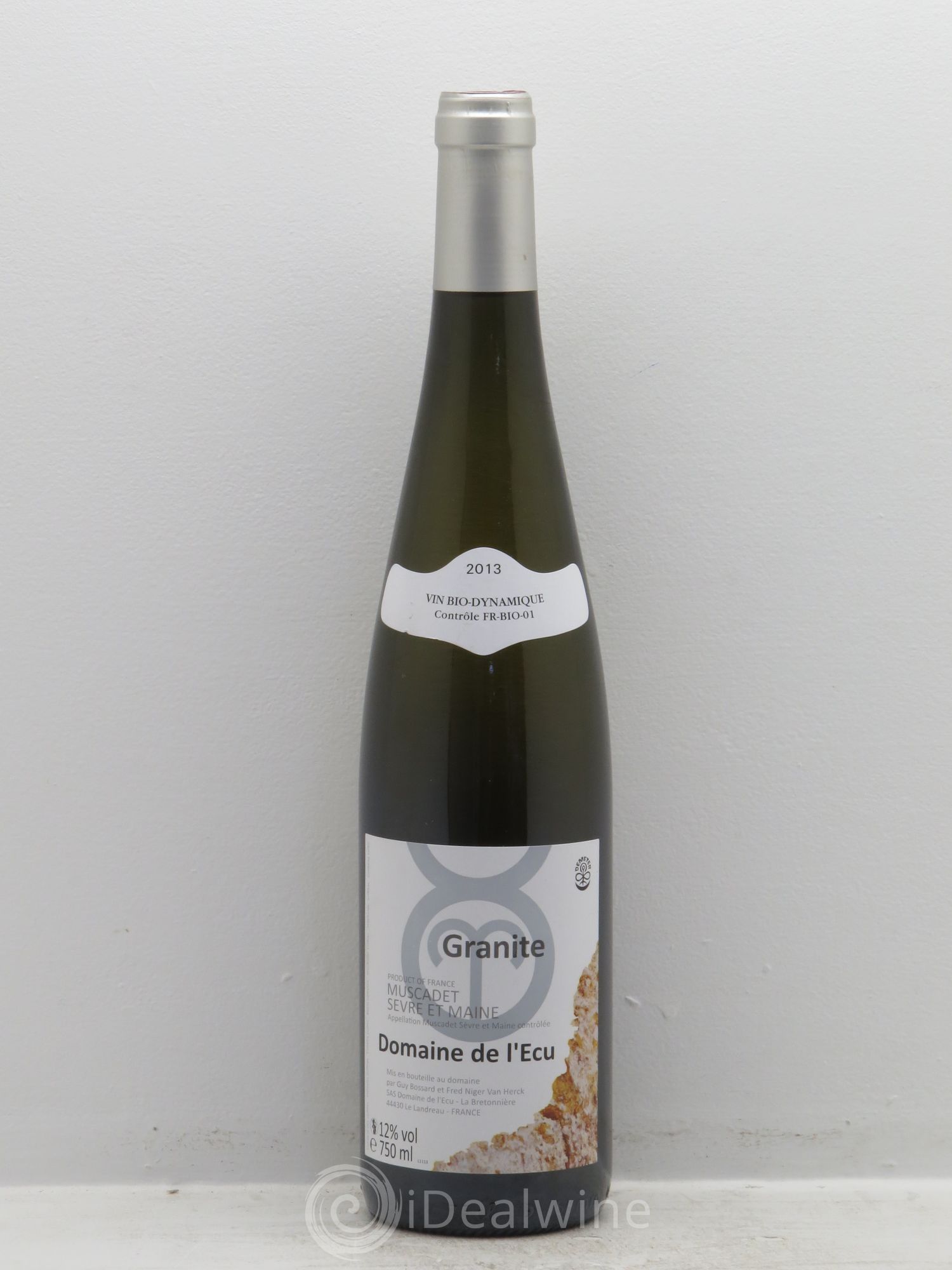 Vin de France (anciennement Muscadet-Sèvre-et-Maine) Expression de Granite Domaine de L'Ecu (sans prix de réserve) 2013 - Lot de 1 bouteille - 0