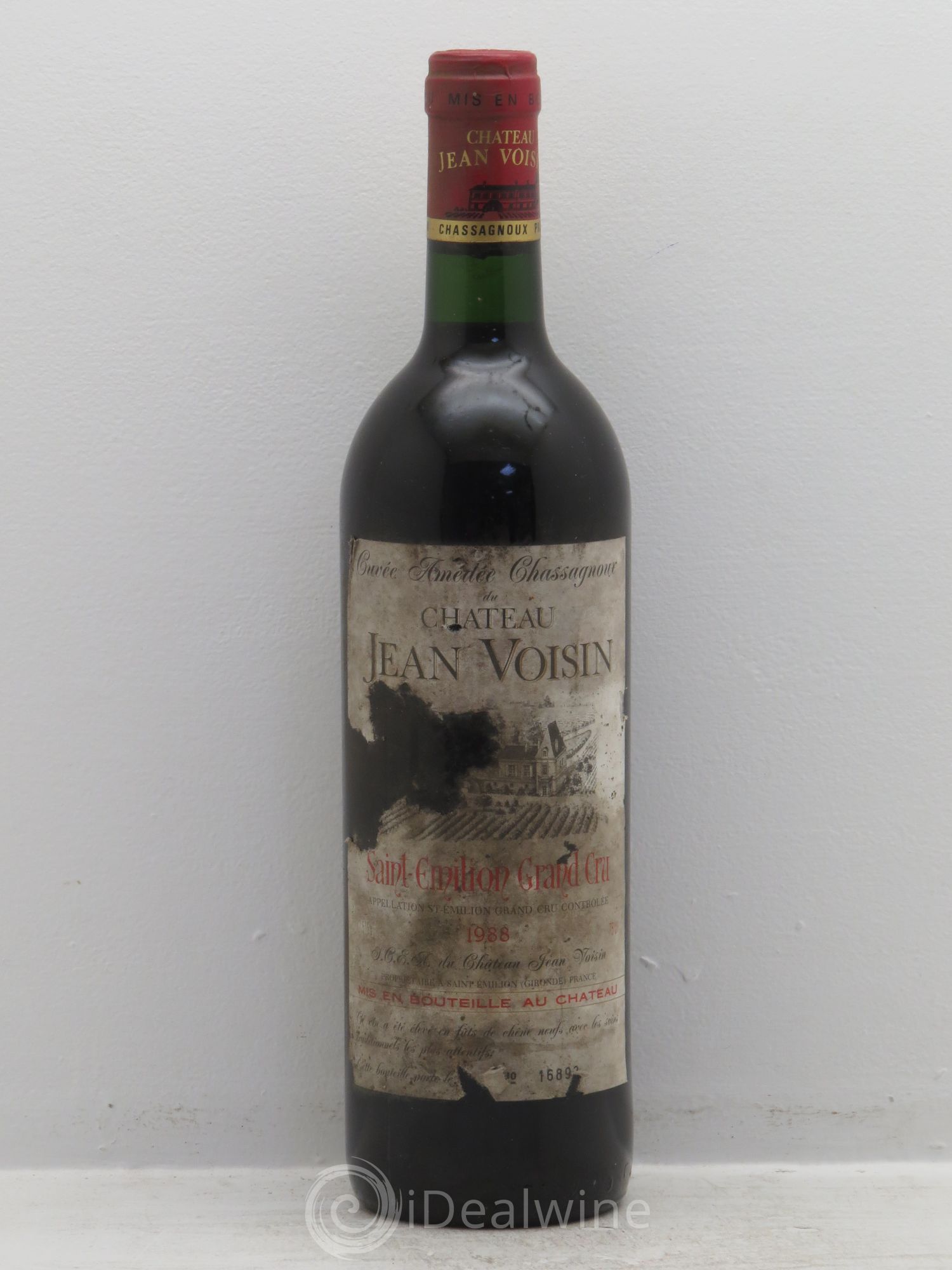 Saint-Émilion Château Jean Voisin 1988 - Posten von 12 Flaschen - 0