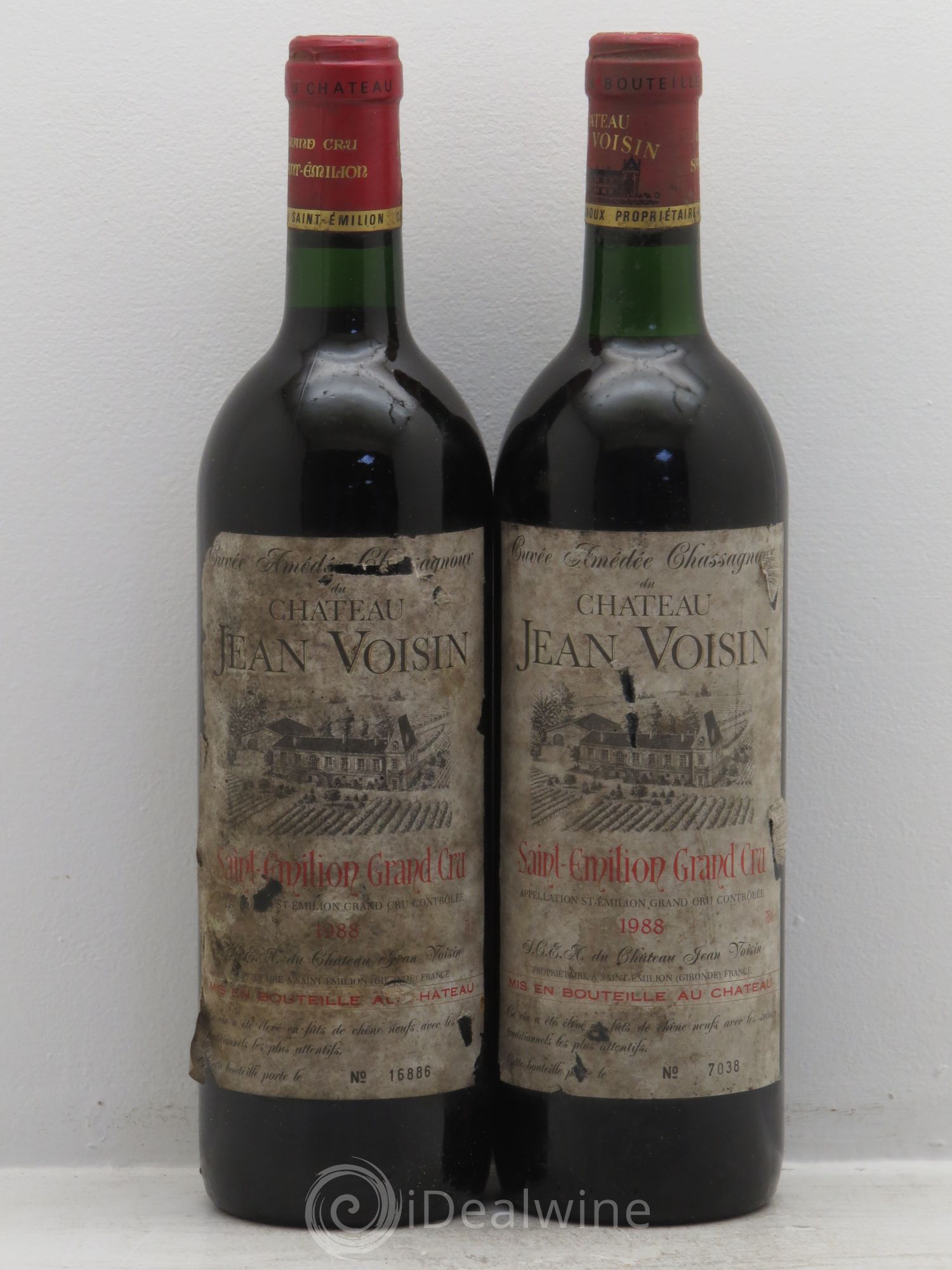 Saint-Émilion Château Jean Voisin 1988 - Posten von 2 Flaschen - 0