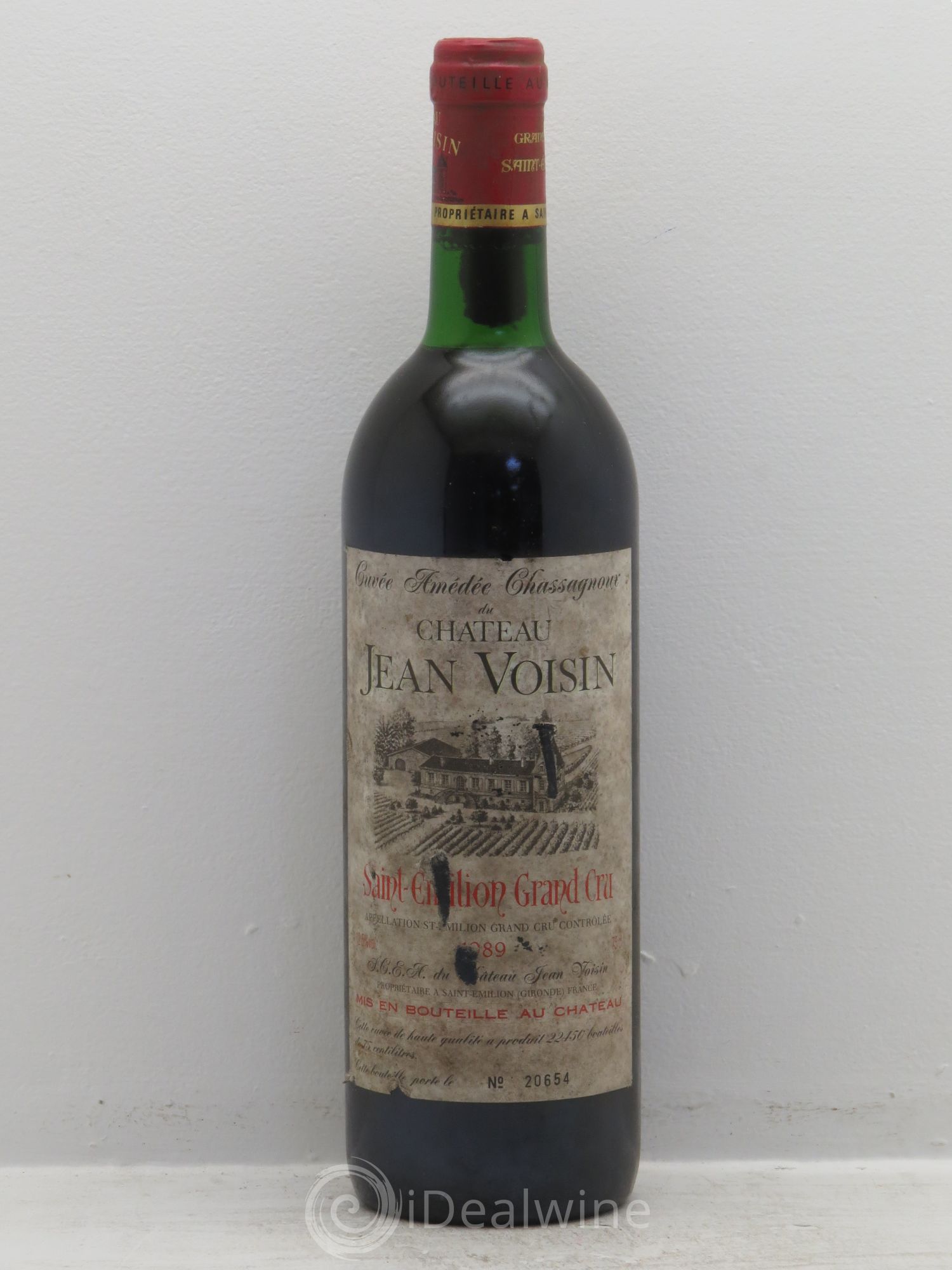 Saint-Émilion Château Jean Voisin 1989 - Posten von 6 Flaschen - 0