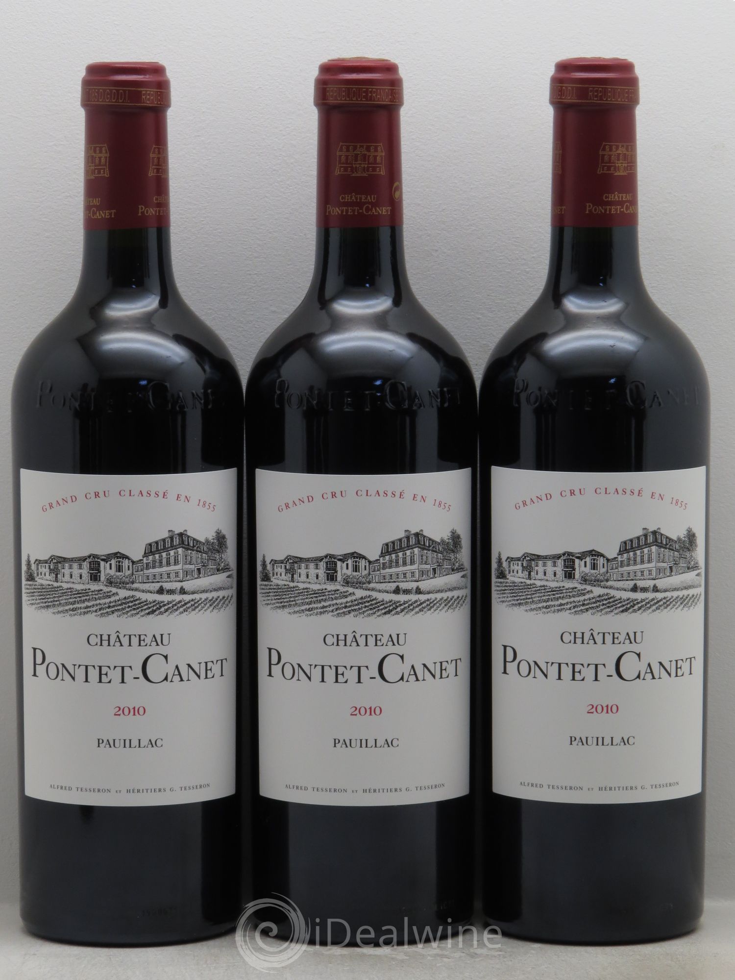 Château Pontet Canet 5ème Grand Cru Classé 2010 - Lot de 12 bouteilles - 1