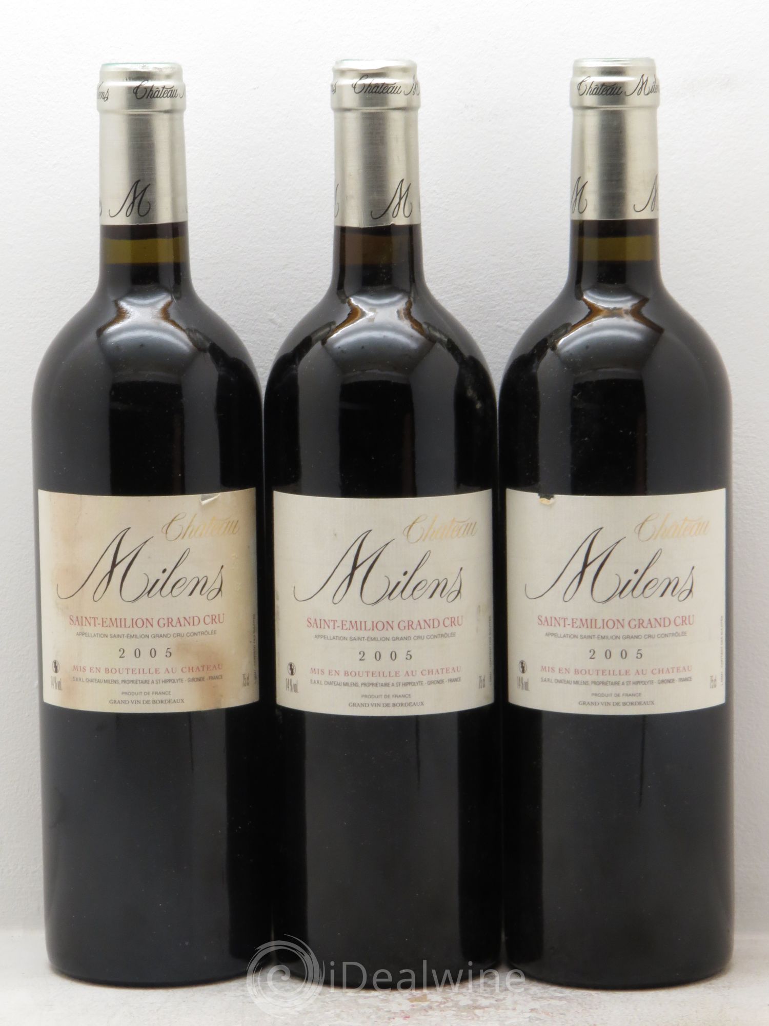 Château Milens 2005 - Lot de 3 bouteilles - 0