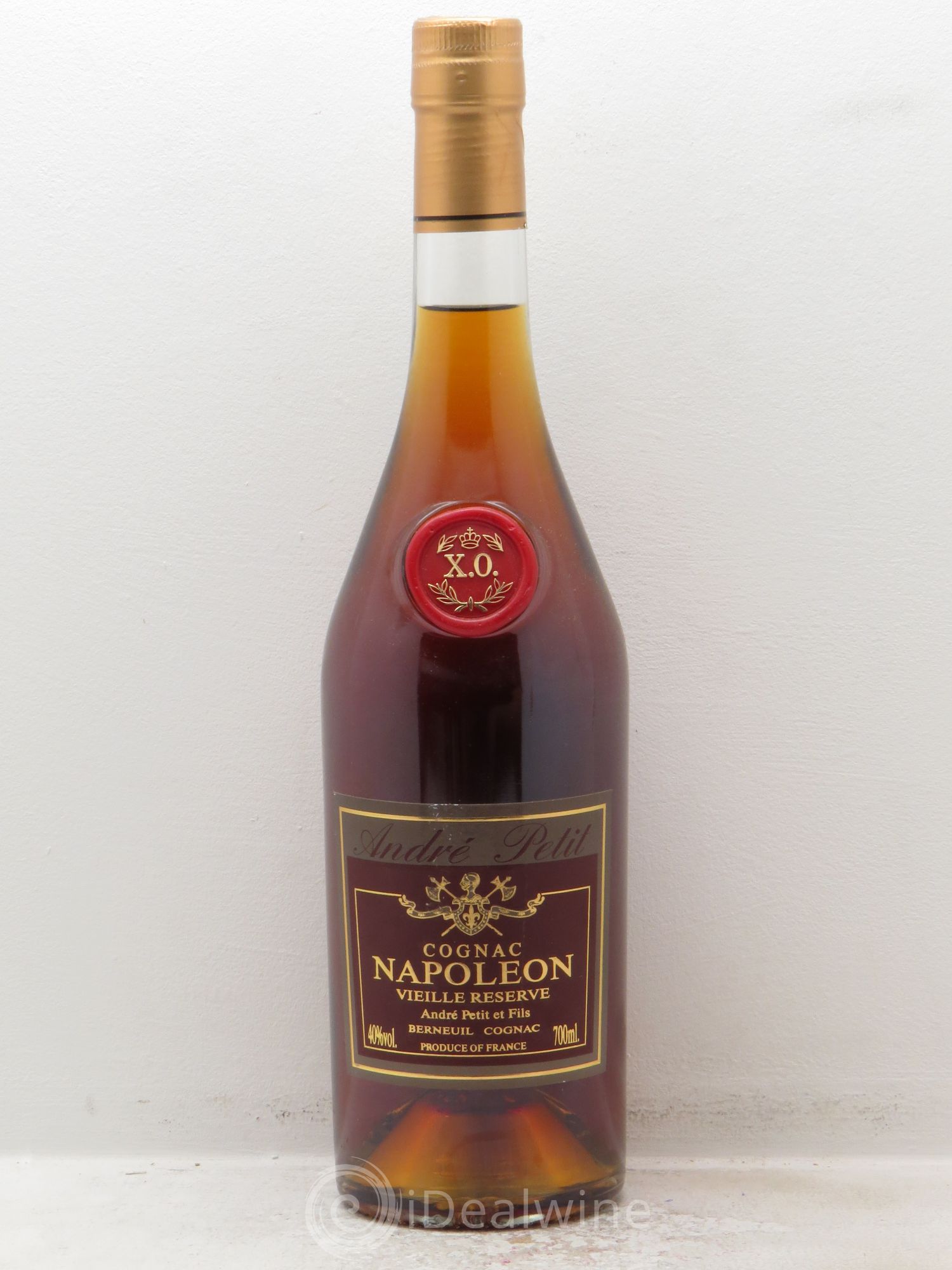 Cognac André Petit Napoléon Vieille Réserve XO (40°) - Posten von 1 Flasche - 0