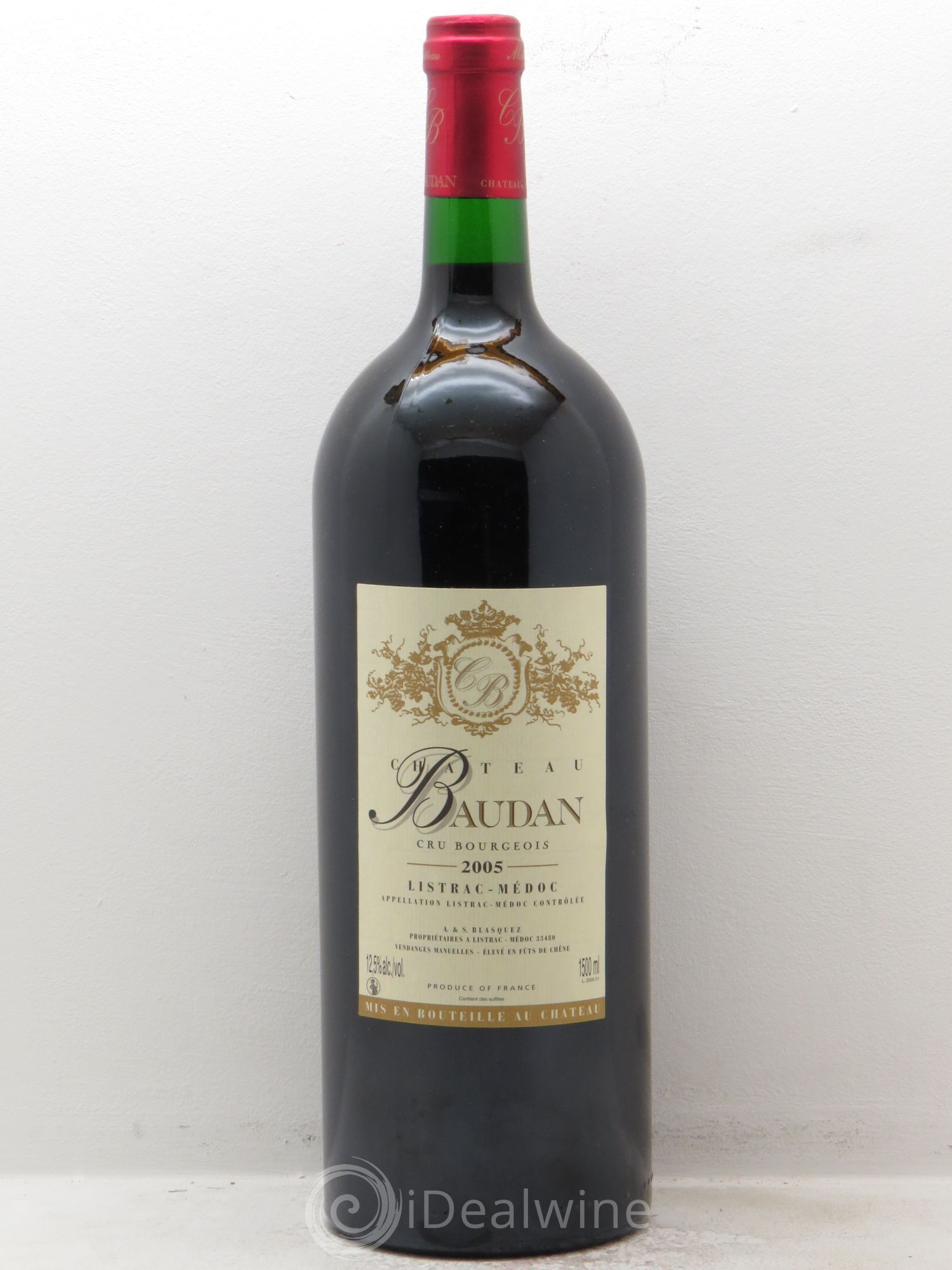 Listrac Château Baudan 2005 - Lot de 1 magnum - 0