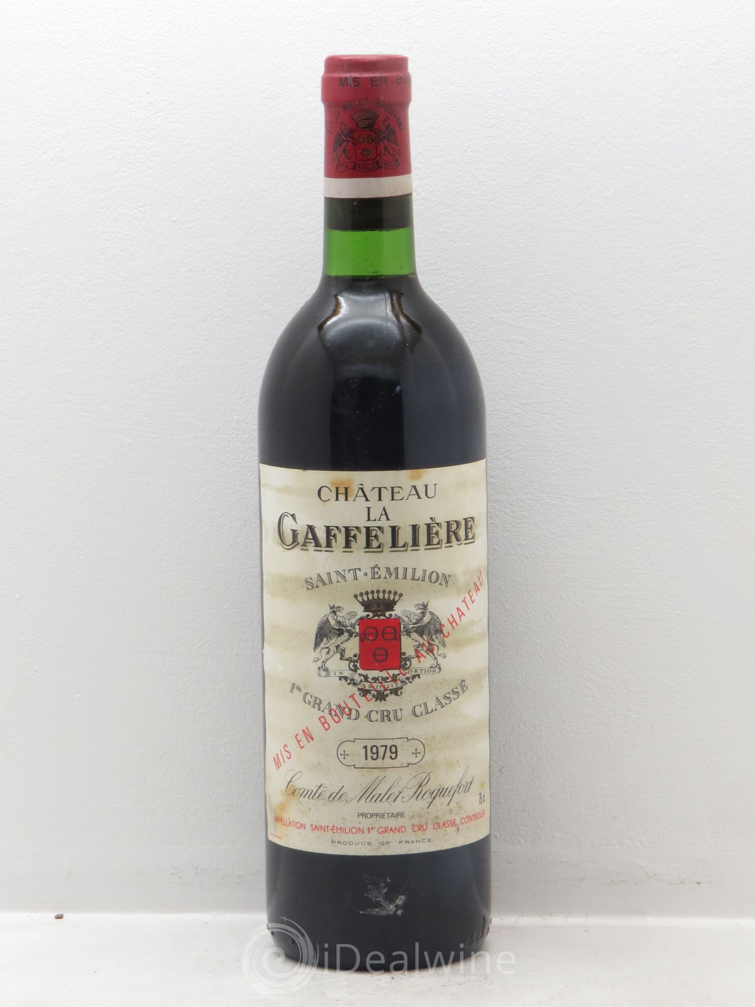 Château la Gaffelière 1er Grand Cru Classé B 1979 - Lot de 1 bouteille - 0