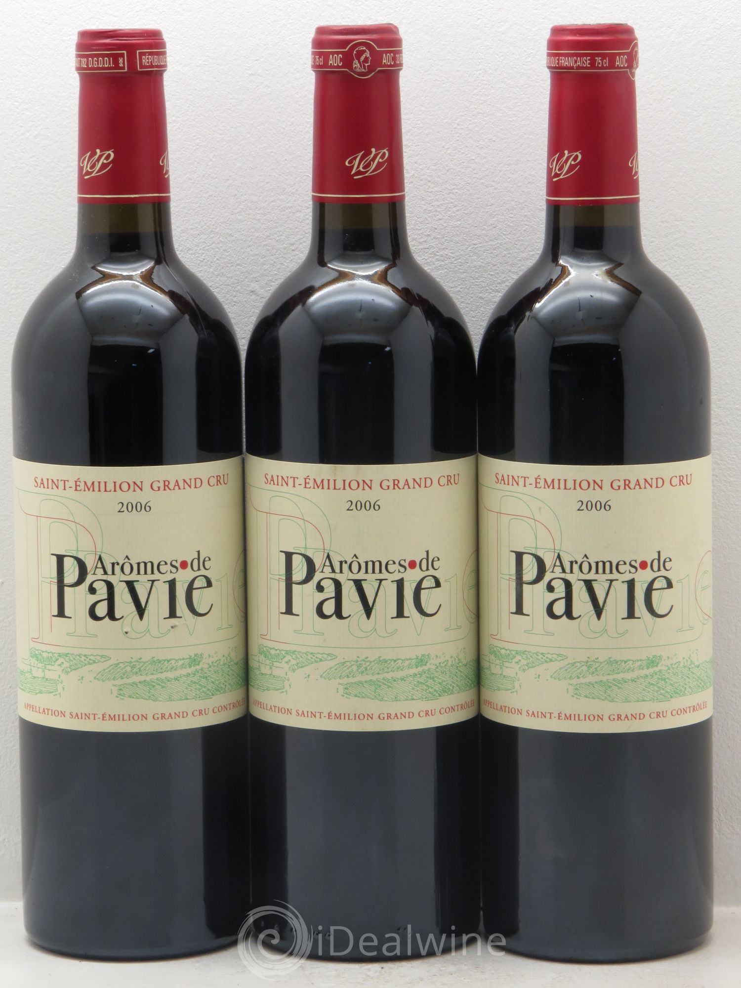 Saint-Émilion Arômes de Pavie 2006 - Posten von 3 Flaschen - 0