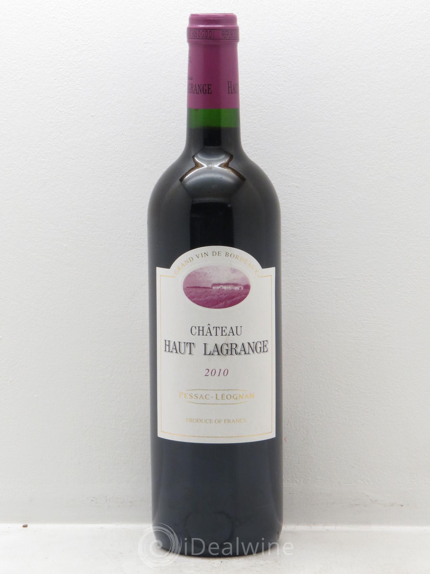 Pessac-Léognan Château Haut Lagrange 2010 - Lot de 1 bouteille - 0